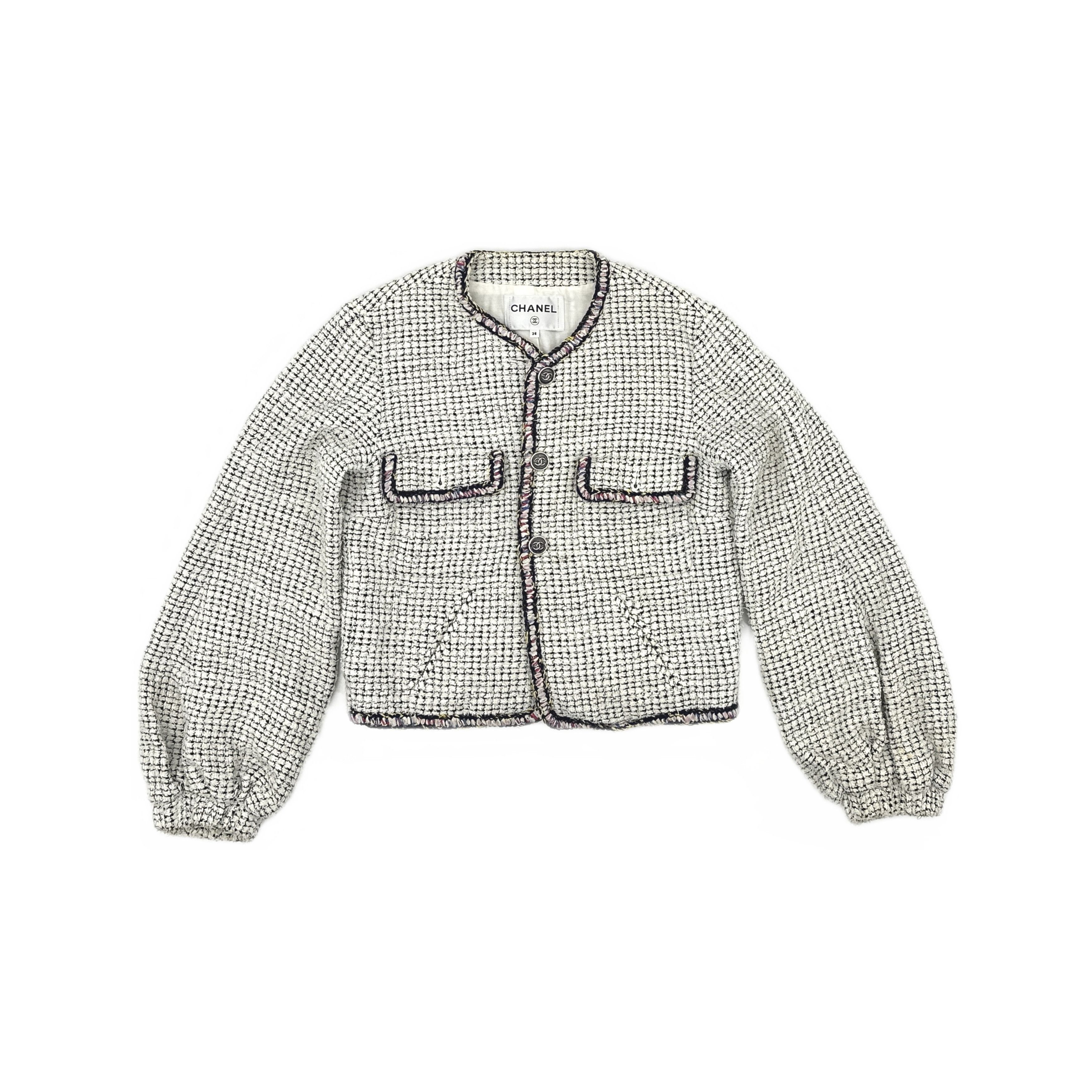 Chanel Chanel Check Tweed Jacket Size 38 Size S / US 4 / IT 40 - 1 Thumbnail