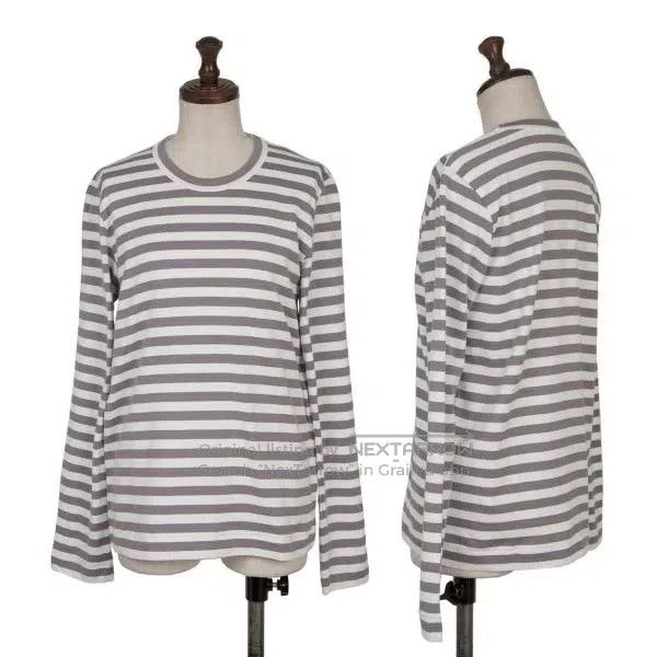 Comme des Garcons Comme des Garcons Grey vintage striped top Size M / US 6-8 / IT 42-44 - 1 Thumbnail