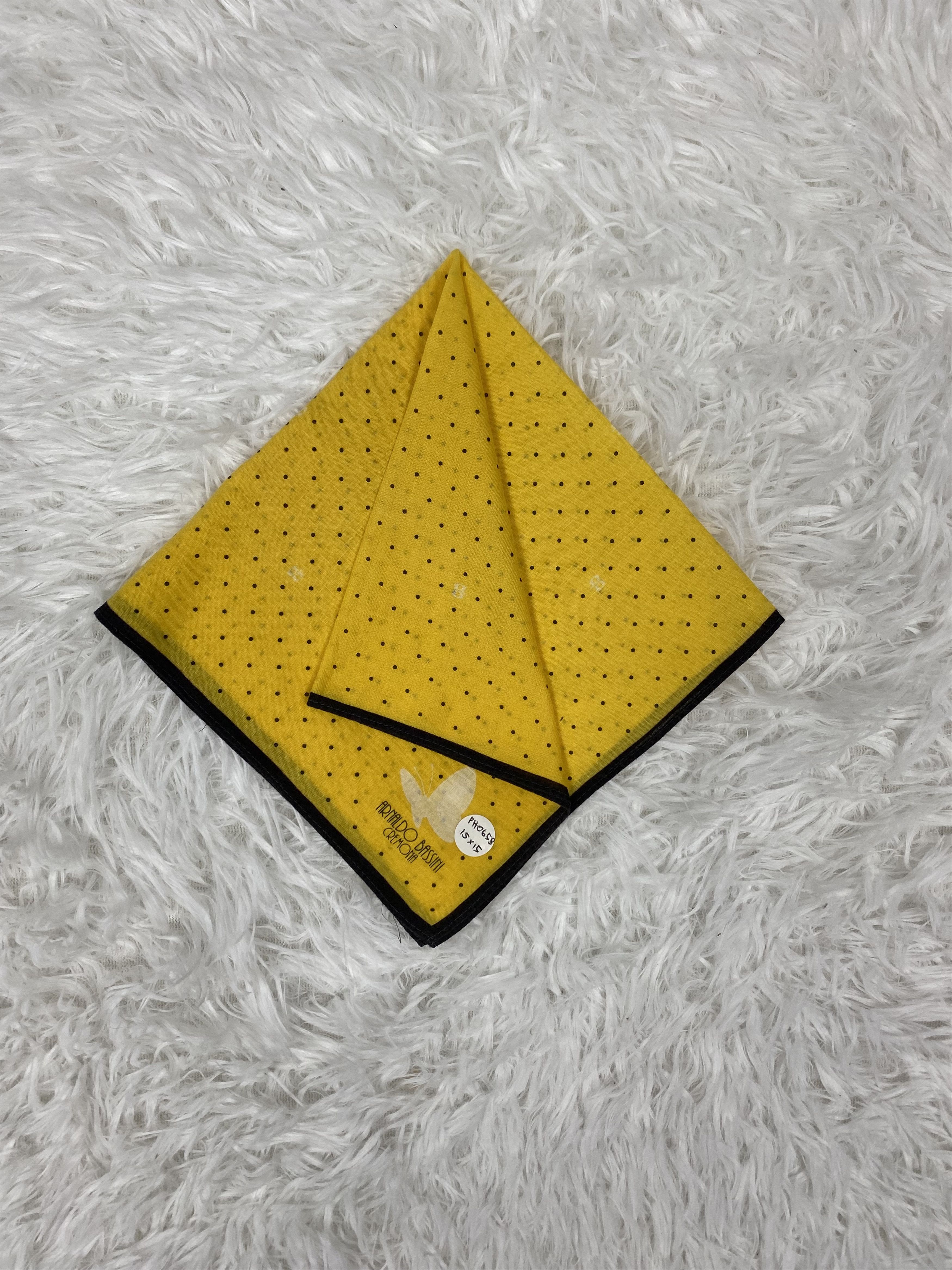 Vintage Vintage Arnaldo Bassini Handkerchief Neckerchief PH0658 Size ONE SIZE - 1 Thumbnail