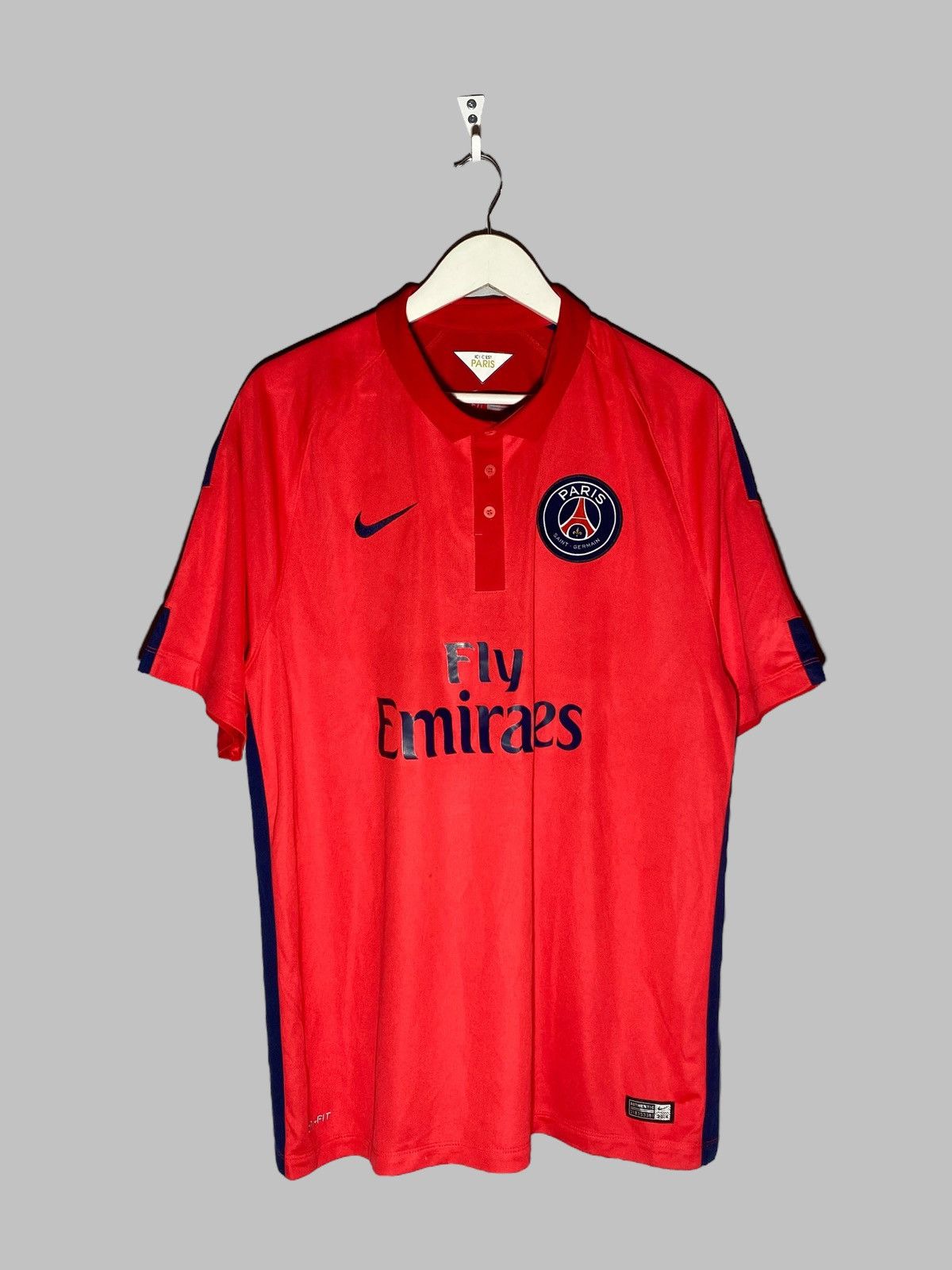 Nike Nike PSG Paris Saint Germain 2014/15 Third Soccer Jersey Size US XL / EU 56 / 4 - 1 Thumbnail