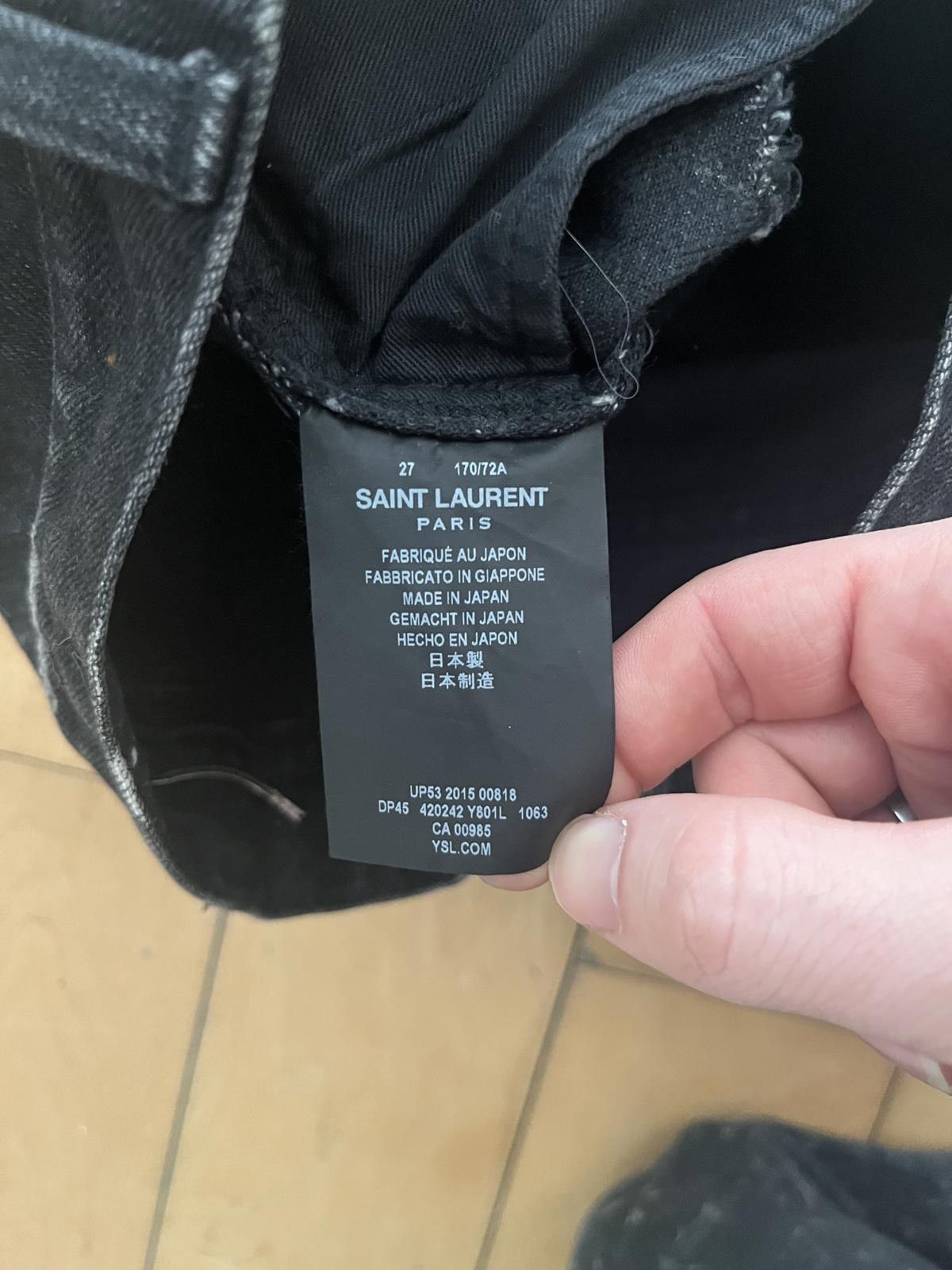 Saint Laurent Paris Saint Laurent Hedi Era D02 Skinny Jeans Size US 27 - 6 Thumbnail