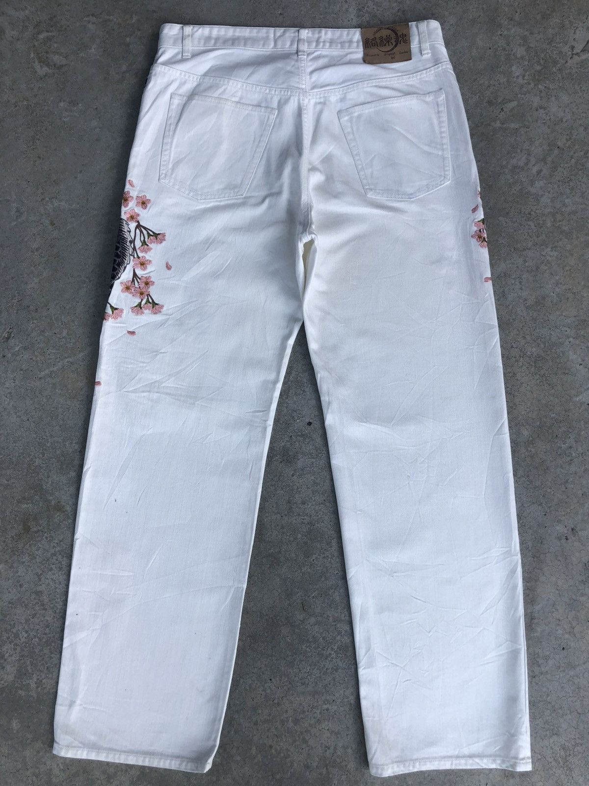 Karakuri Tamashii Karakuri Tamashii Embroidered Jeans Koi Size US 36 / EU 52 - 2 Thumbnail