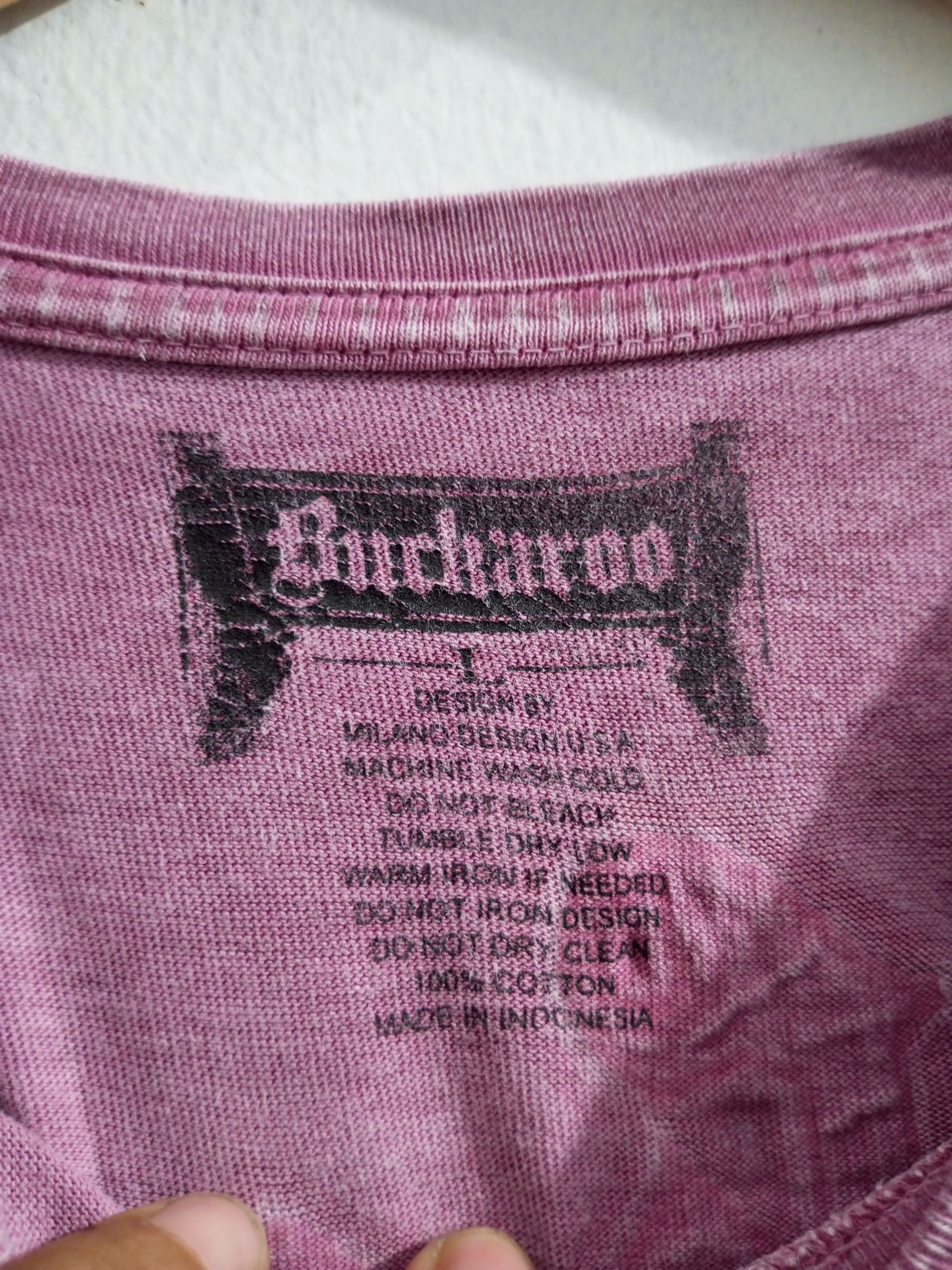 Japanese Brand Vintage Buckaroo skull cross distressed long sleeve tshirt Size US L / EU 52-54 / 3 - 16 Thumbnail
