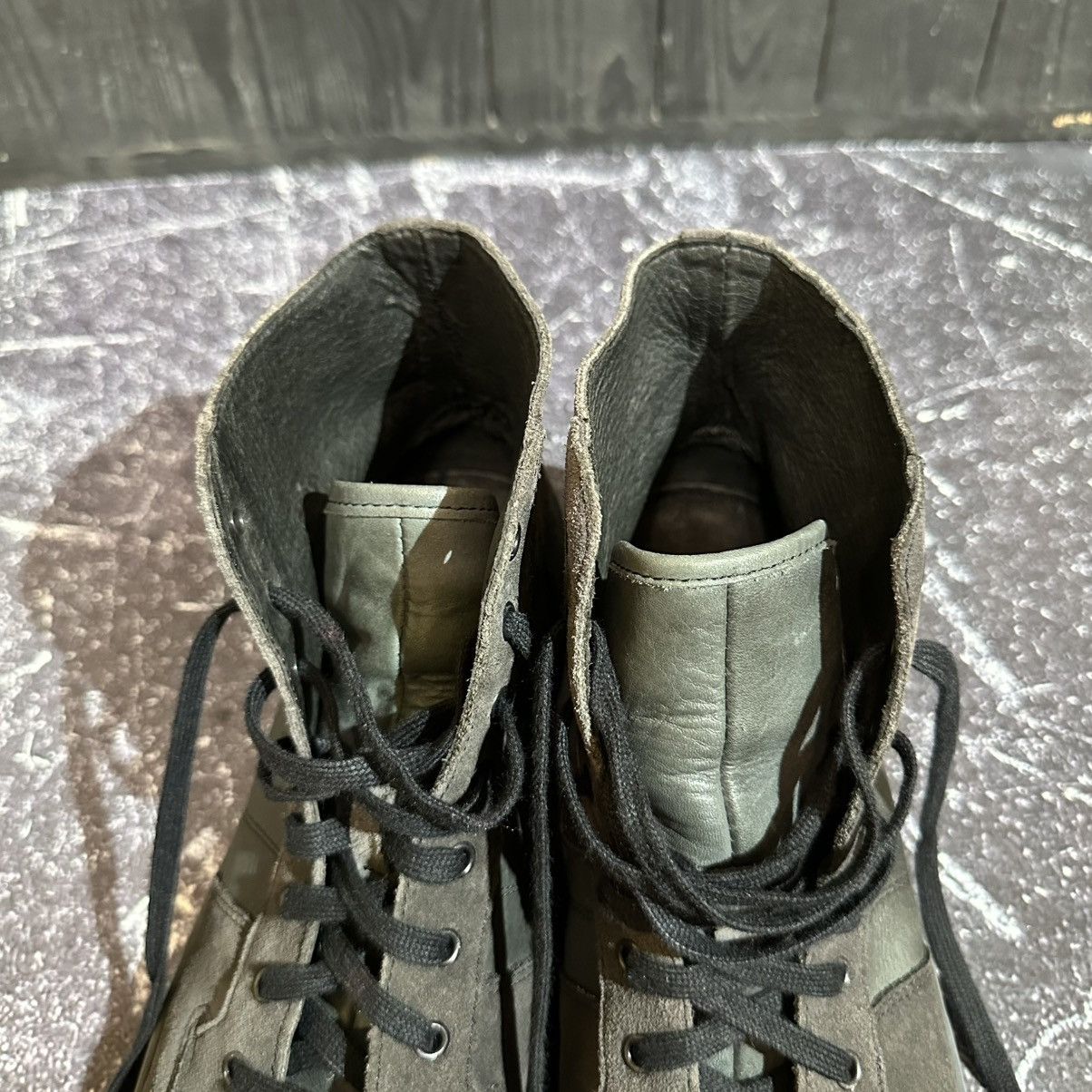 Allsaints ALL SAINTS - Men’s Leather Hi-Top Sneakers Size 44 Size US 10 / EU 43 - 18 Thumbnail