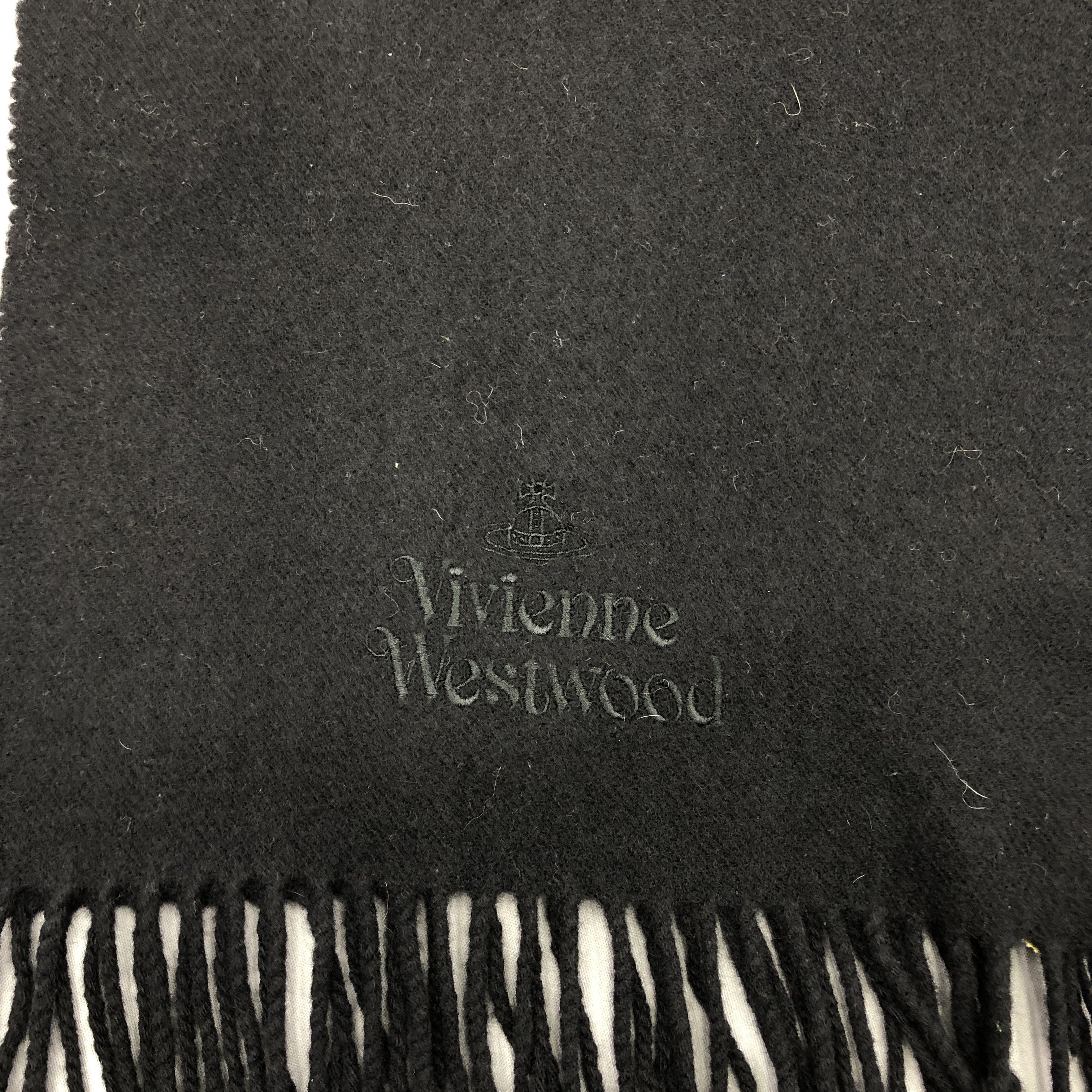 Vivienne Westwood Vintage Vivienne Westwood Scarf Orbs Muffler Wool Scarves Size ONE SIZE - 4 Thumbnail