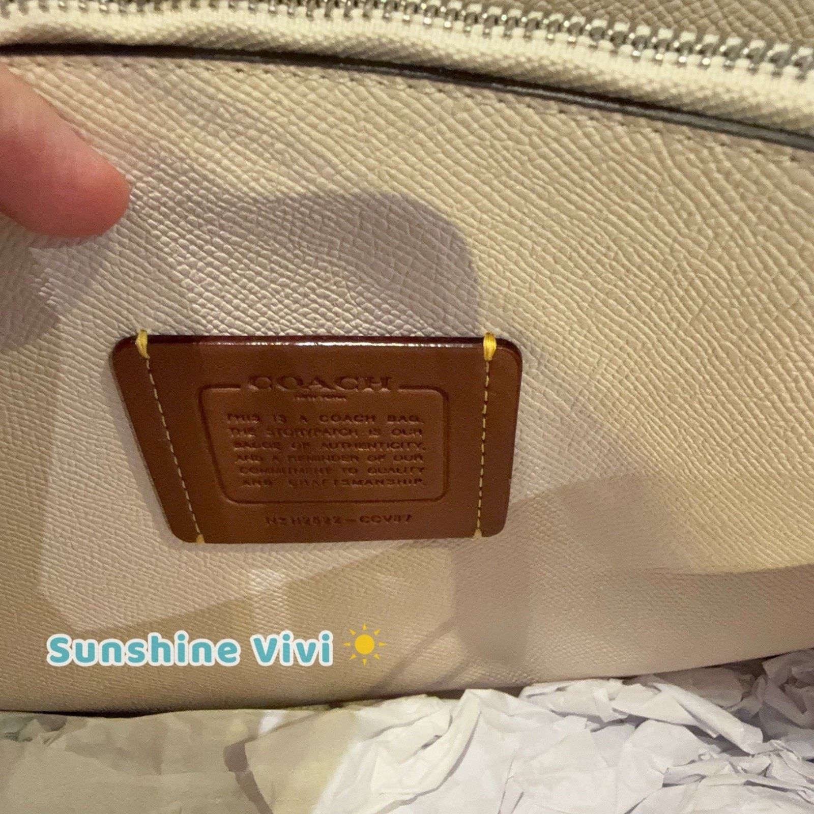 Coach NWT Coach Mollie Tote Bag 25 Star CCV87 Silver Chalk Multi Size ONE SIZE - 6 Thumbnail