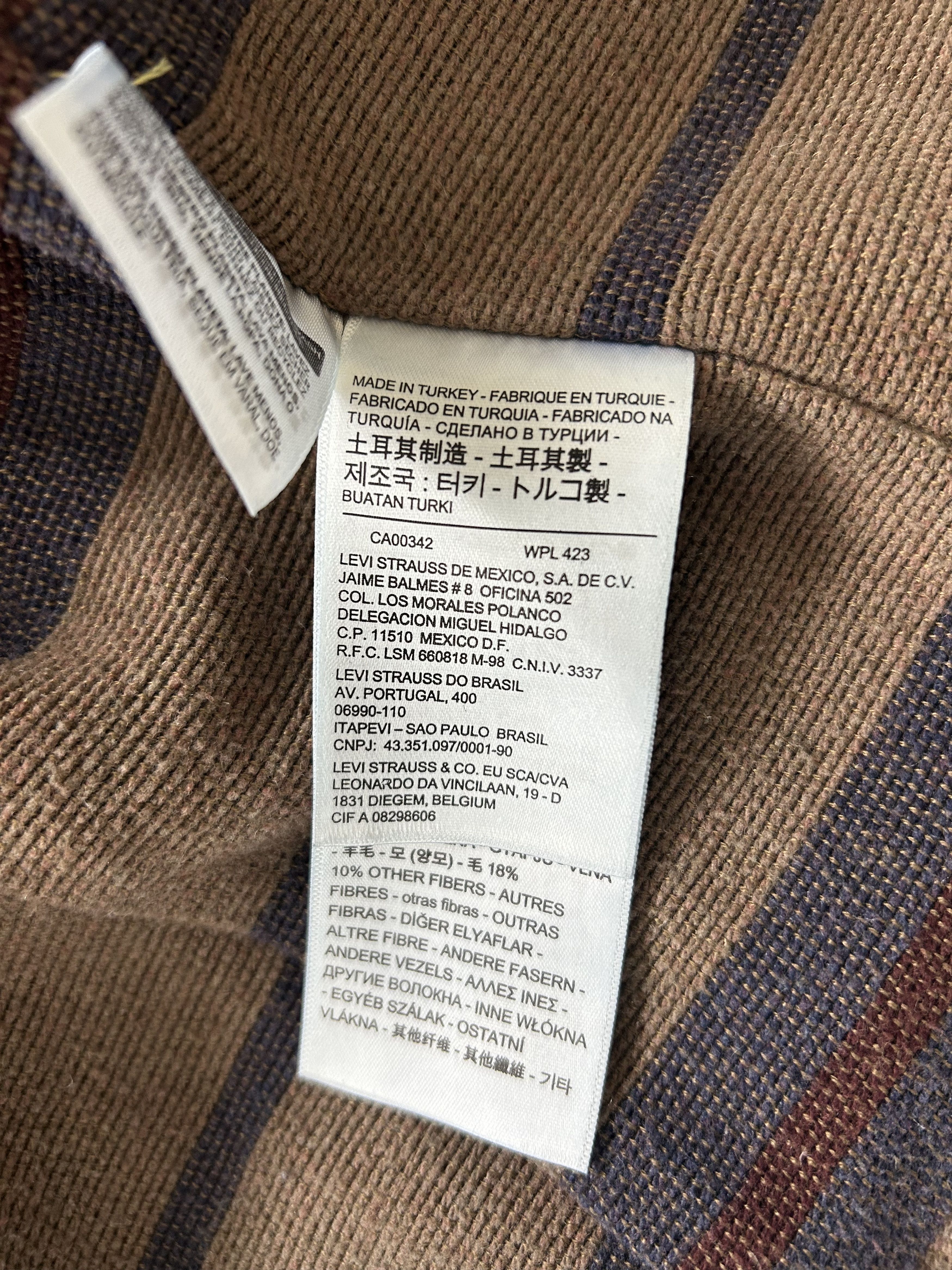 Levi's LVC 559 Blanket Lined Denim Jacket | Big E Size US S / EU 44-46 / 1 - 6 Thumbnail