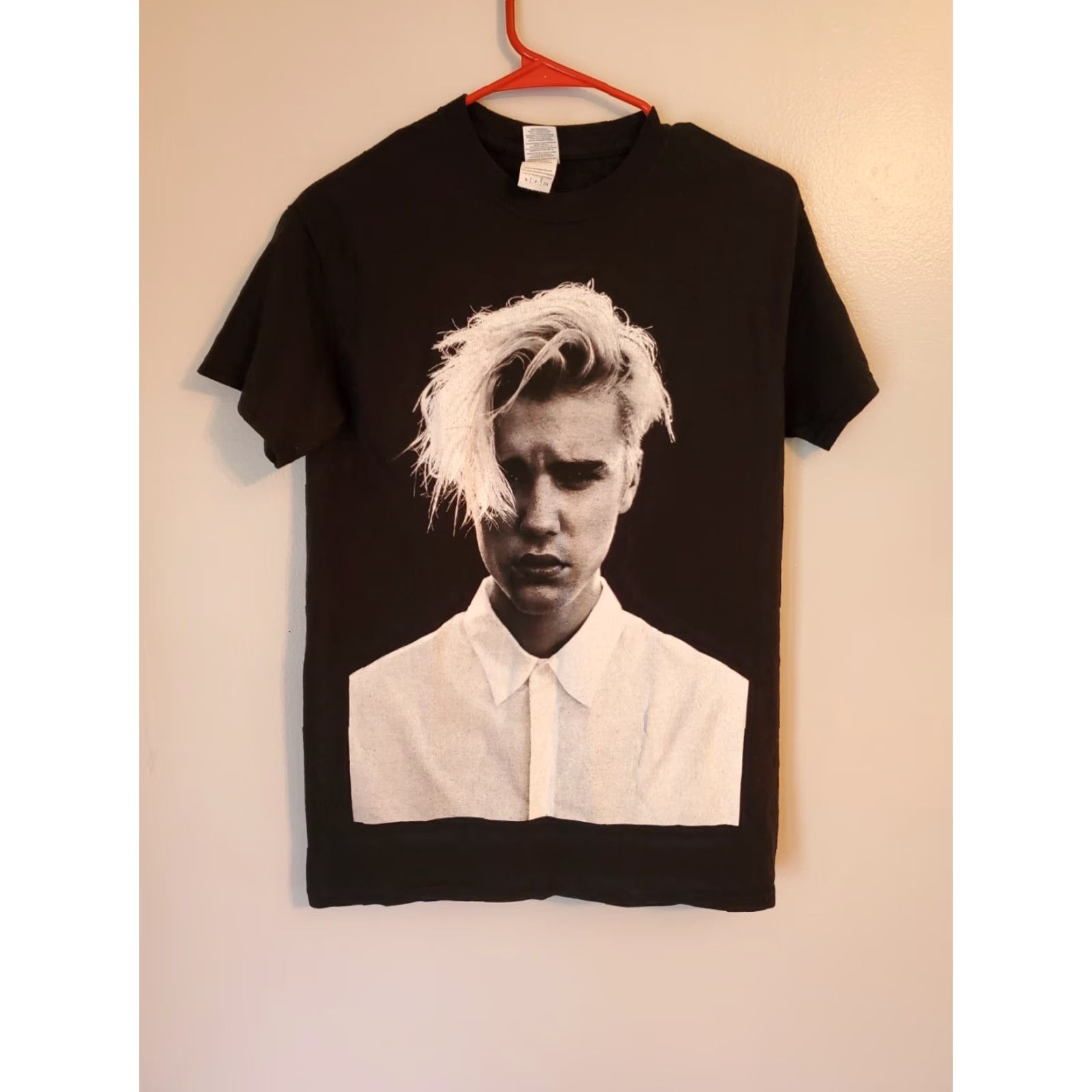 Gildan Justin Bieber Purpose Tour Shirt T-Shirt Size S Black Cotton Logo Mens Short Sleeve Crew Neck Gildan Size US S / EU 44-46 / 1 - 2 Thumbnail