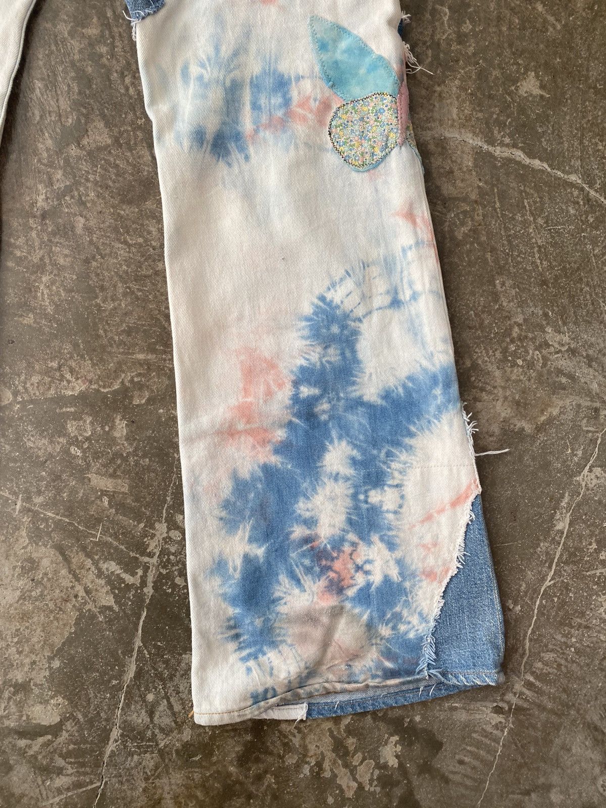 Kapital Kapital Kountry Crazy Papillon Flare Denim Chrome Hearts Size US 36 / EU 52 - 14 Thumbnail