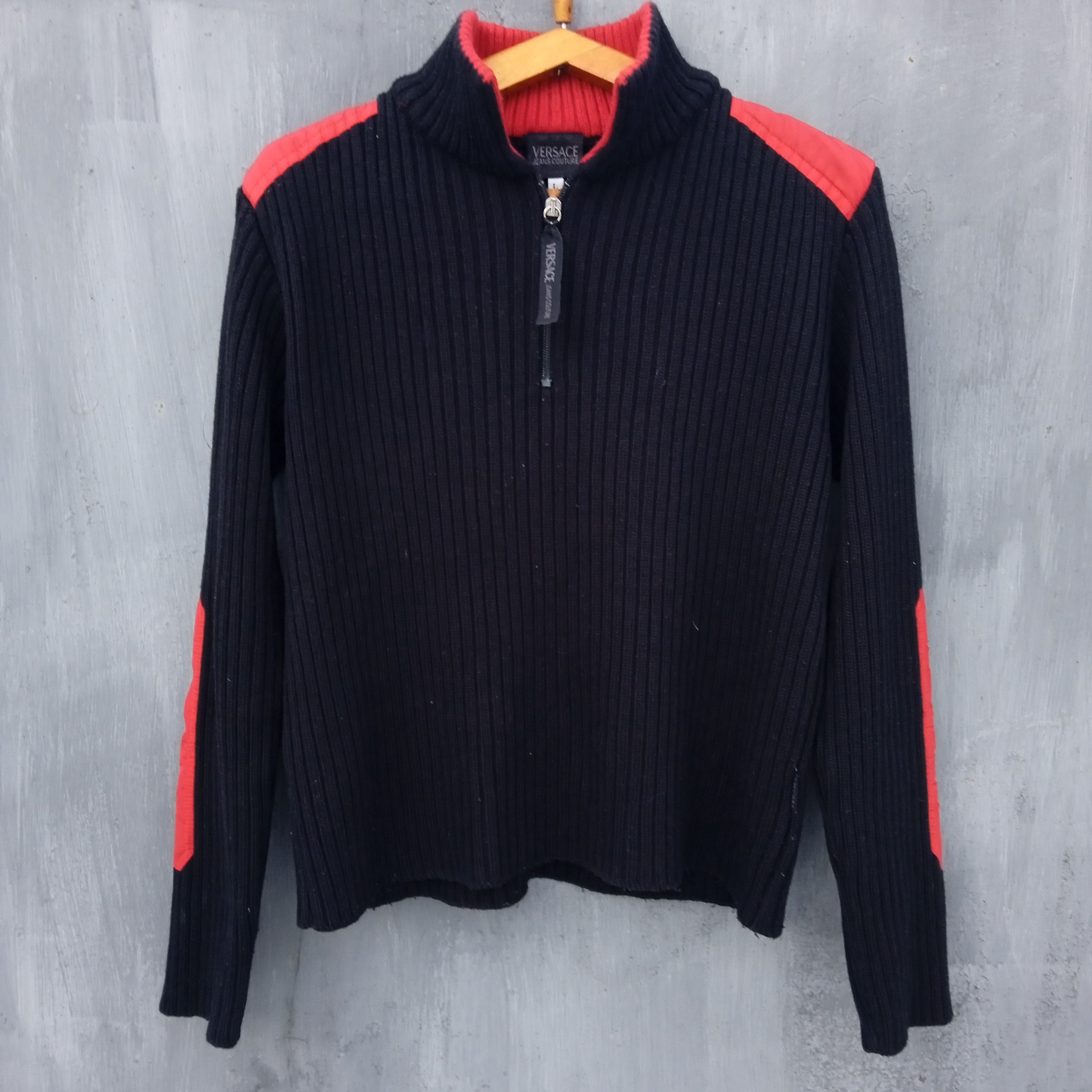 Versace Vintage Versace Jeans Couture Ski Sweater Size US L / EU 52-54 / 3 - 2 Thumbnail