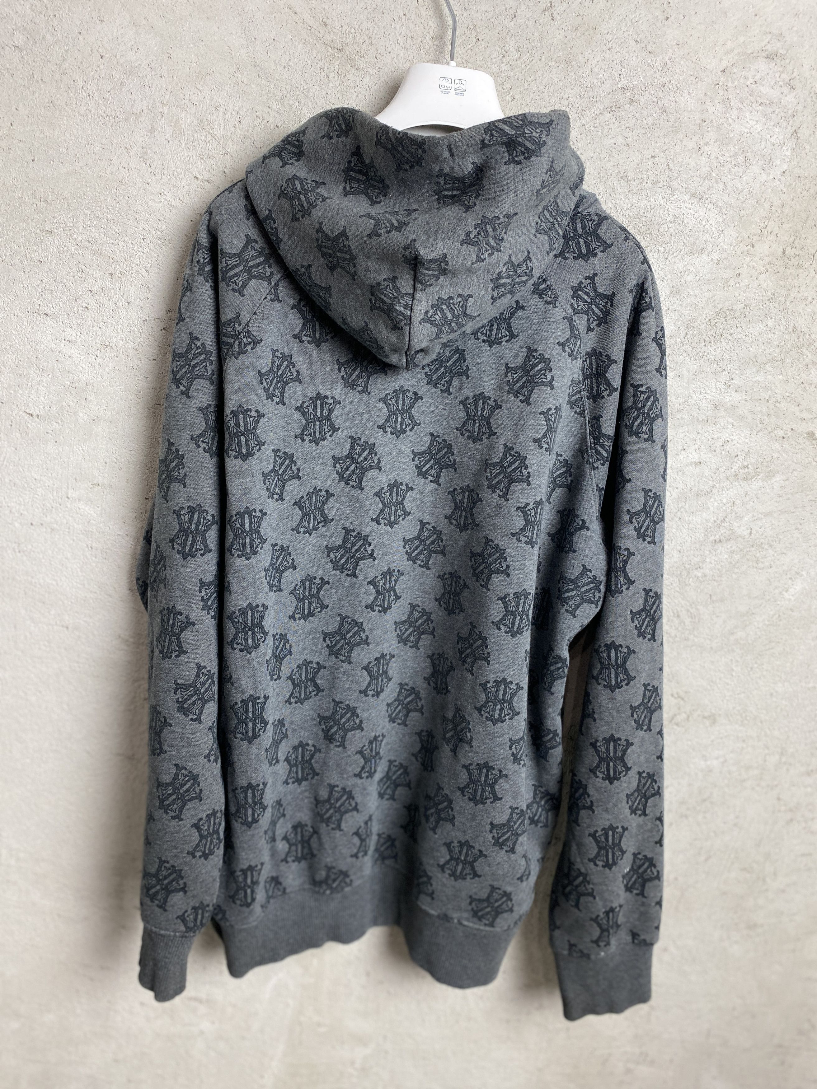Nike Nike NY New York Yankees monogram hoodie y2k 00s Size US XL / EU 56 / 4 - 6 Thumbnail