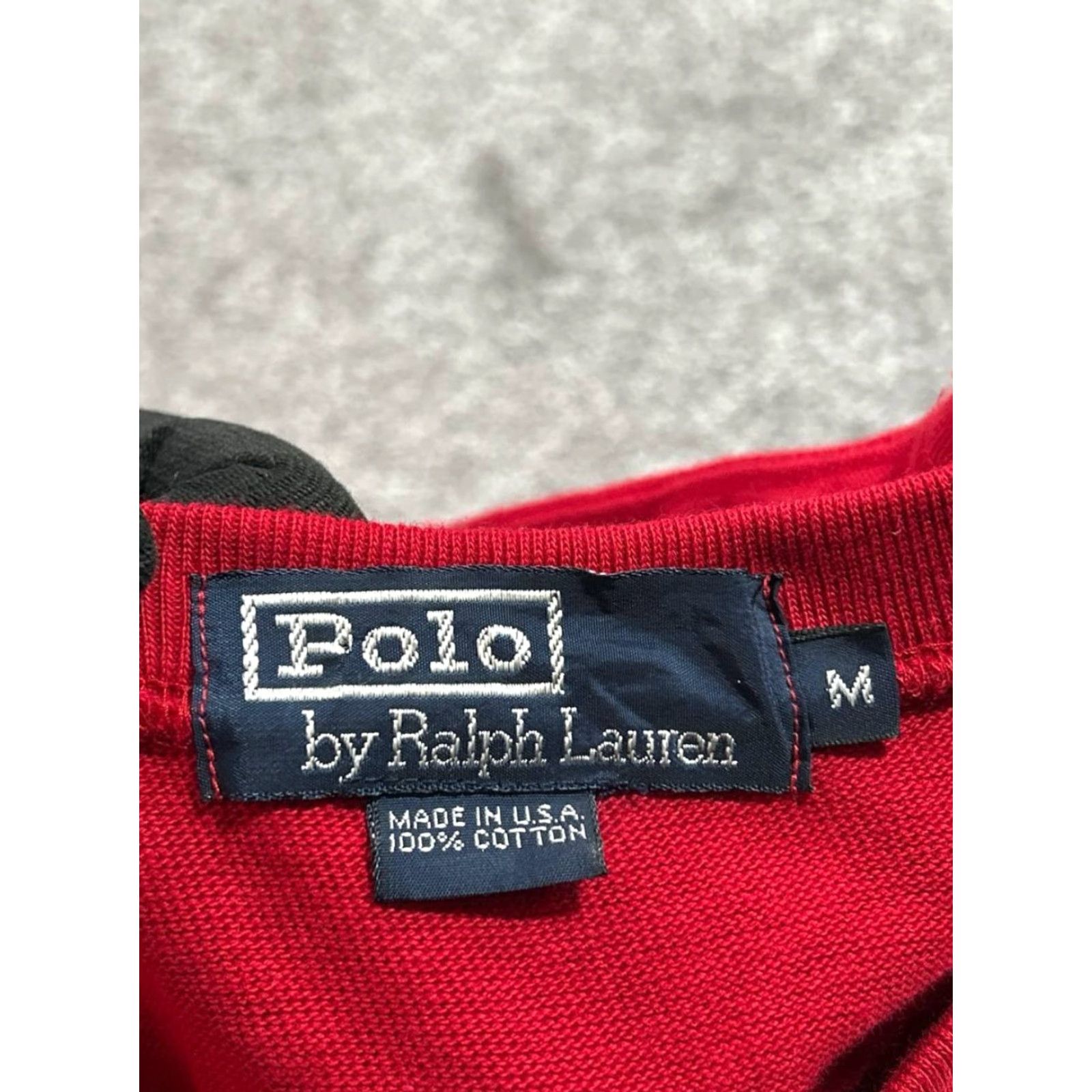 Polo Ralph Lauren Polo Ralph Lauren Shirt Mens Medium Red Cotton Streetwear Side Slit Crew Neck Size US M / EU 48-50 / 2 - 4 Thumbnail