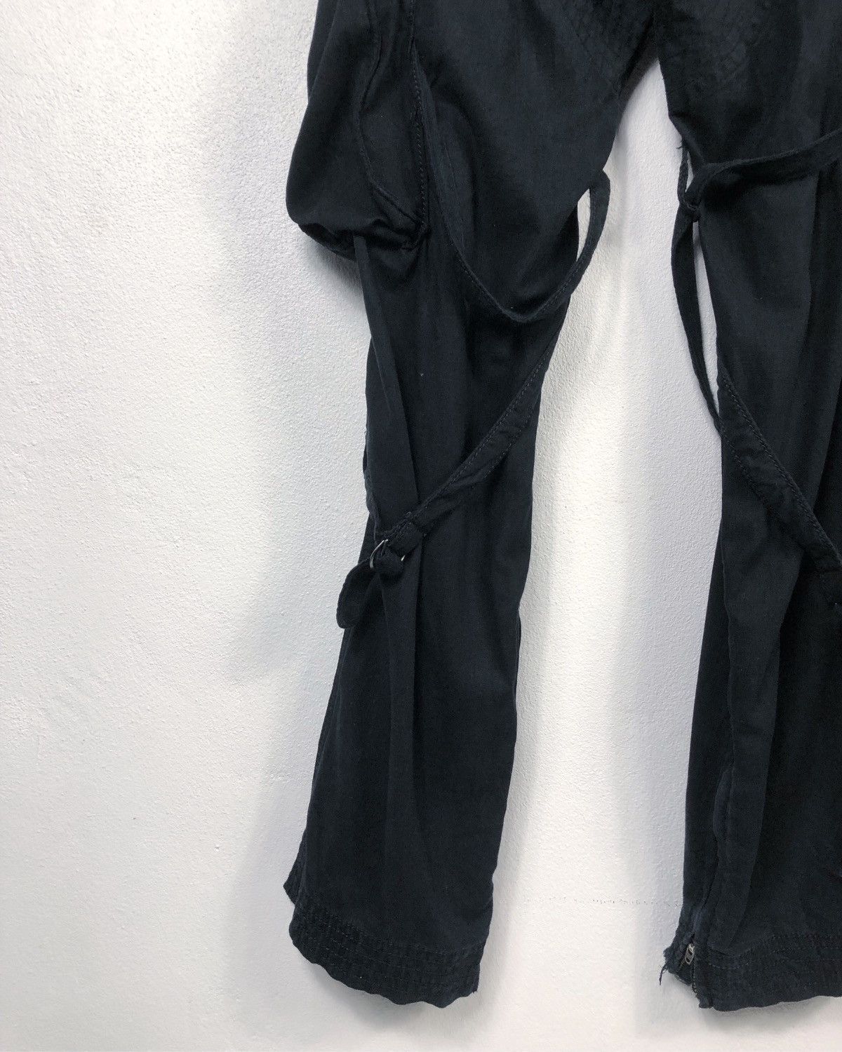 BUFFALO BOBS Rare Buffalo Bobs Noir Punk Bondage Cargo Pants Size US 30 / EU 46 - 16 Thumbnail