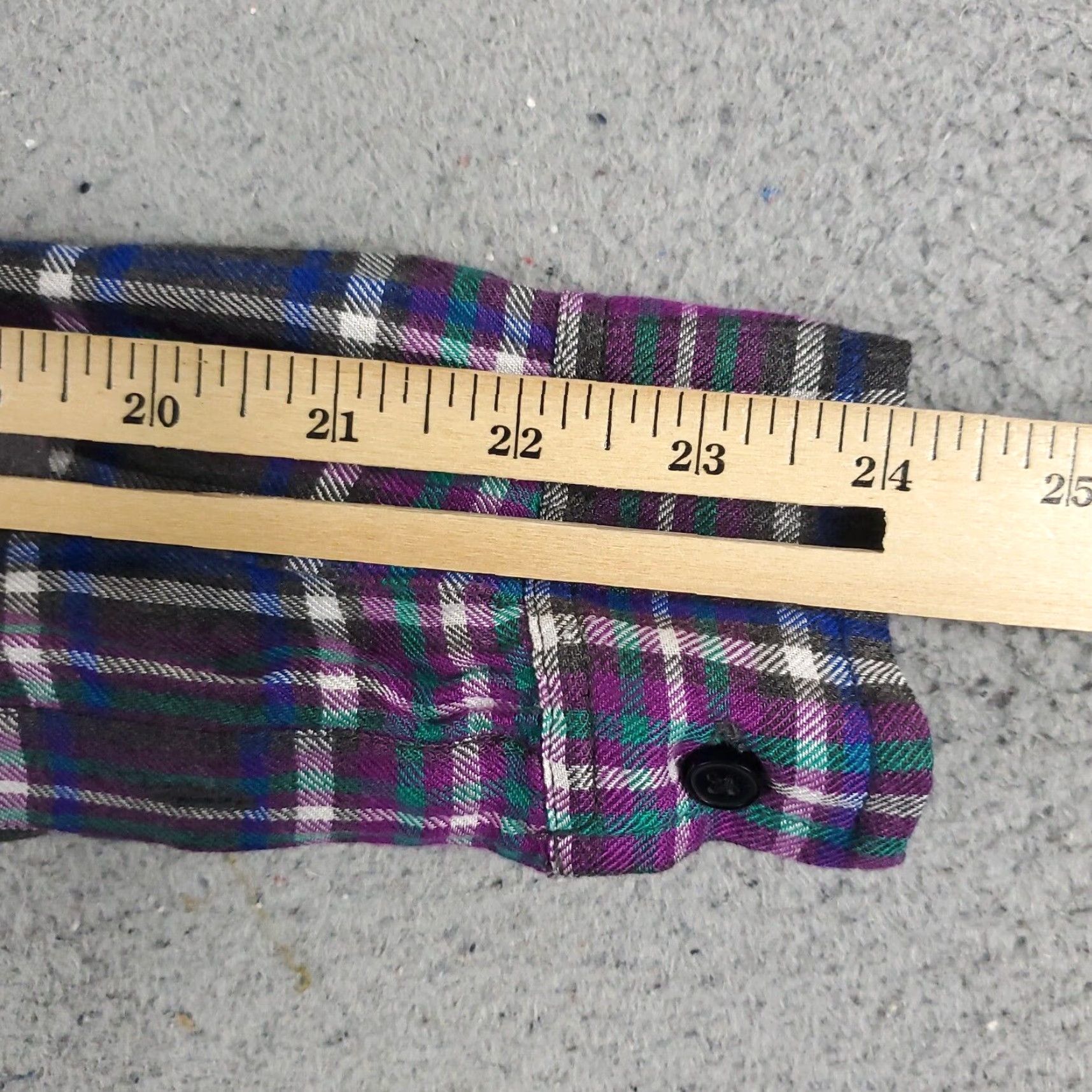Lucky Brand VINTAGE Lucky Brand Women's Shirt Casual Long Sleeve Button-Up Plaid Cotton Fall Spring Summer Winter M Purple Size M / US 6-8 / IT 42-44 - 6 Thumbnail