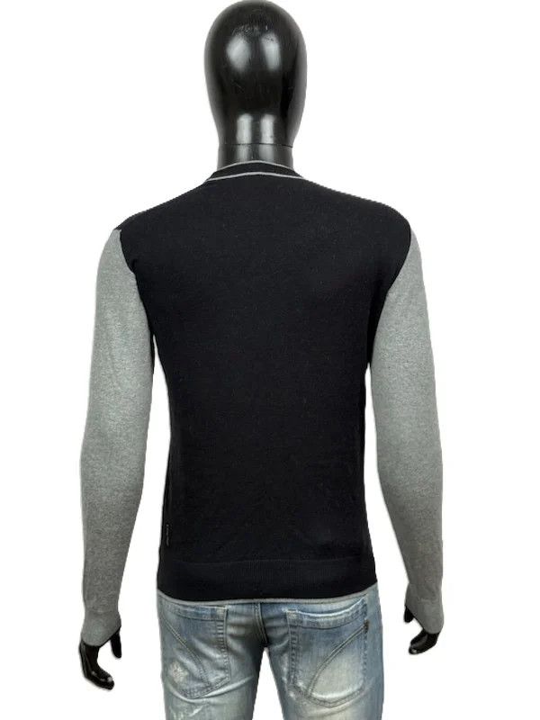 Armani Maglione Girocollo Armani Jeans Lana Grigio Nero M Size US M / EU 48-50 / 2 - 4 Thumbnail