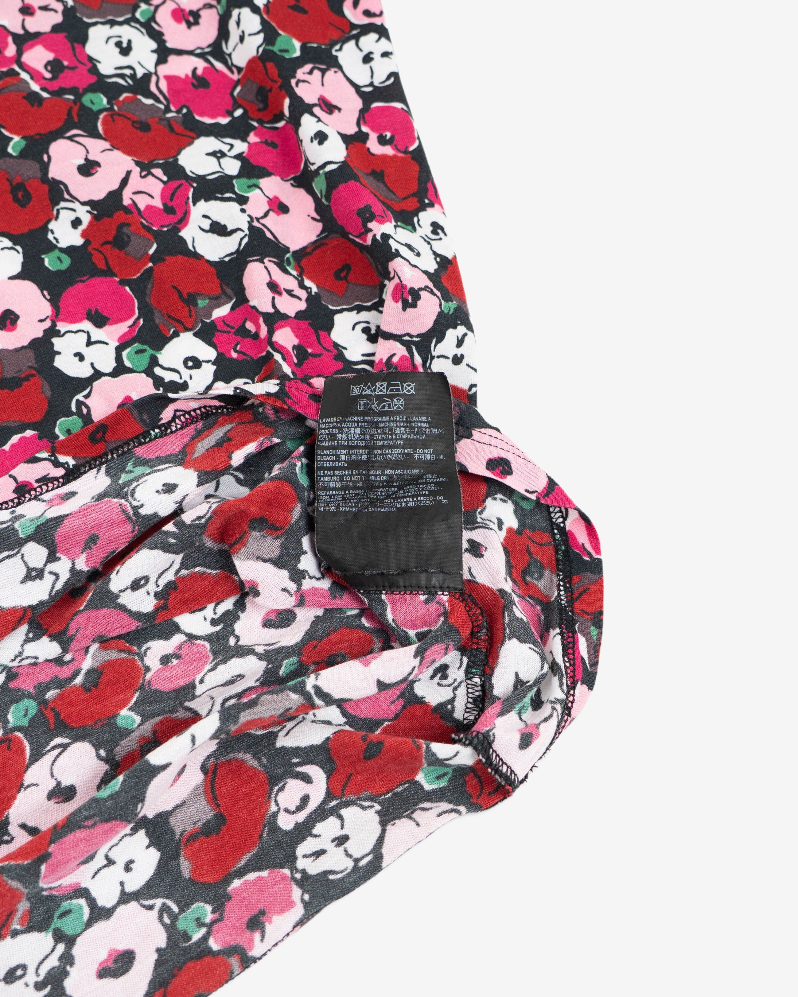 Saint Laurent Paris Floral Printed Multicolor T-Shirt Regular price Size S / US 4 / IT 40 - 4 Thumbnail