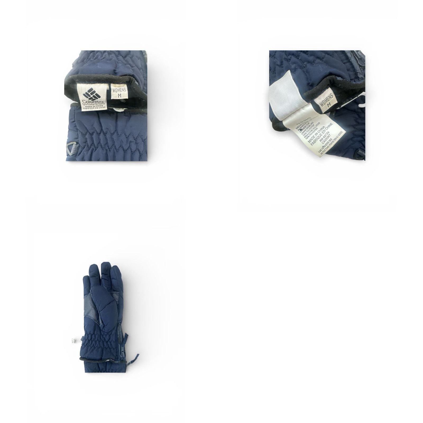 Vintage VINTAGE Columbia Bugaboo Waterproof Winter Gloves Womens Medium EUC 90s Blues Nylon Glove Womens 90s Size ONE SIZE - 8 Thumbnail