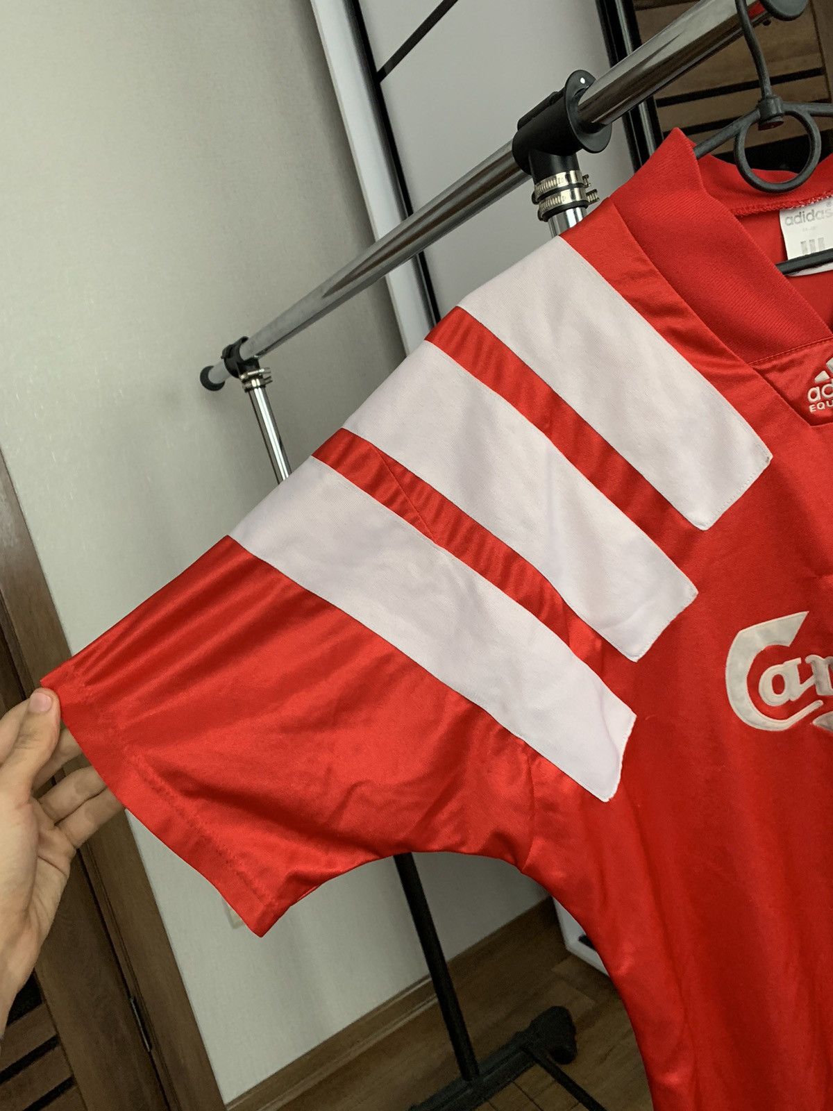 1992/1993 Liverpool Adidas Equipment Soccer Jersey Vintage