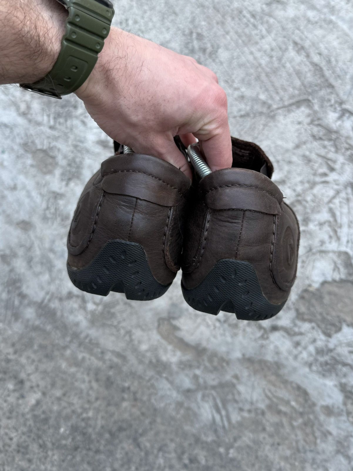 Merrell Merrell Y2K Moc Dark Vibram Hype Gorpcore Outdoor Sneakers Size US 11.5 / EU 44-45 - 12 Thumbnail