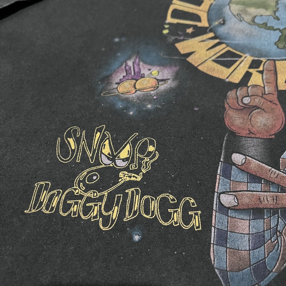 Death Row Records × Rap Tees × Snoop Dogg Doggydogg World Death Row Records Promo Tee 2XL Faded Size US XXL / EU 58 / 5 - 8 Thumbnail