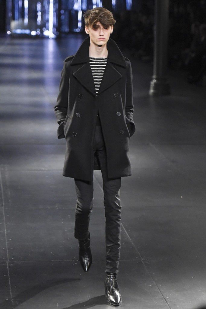 Saint Laurent Paris Saint laurent wool peacoat Size US S / EU 44-46 / 1 - 1 Thumbnail