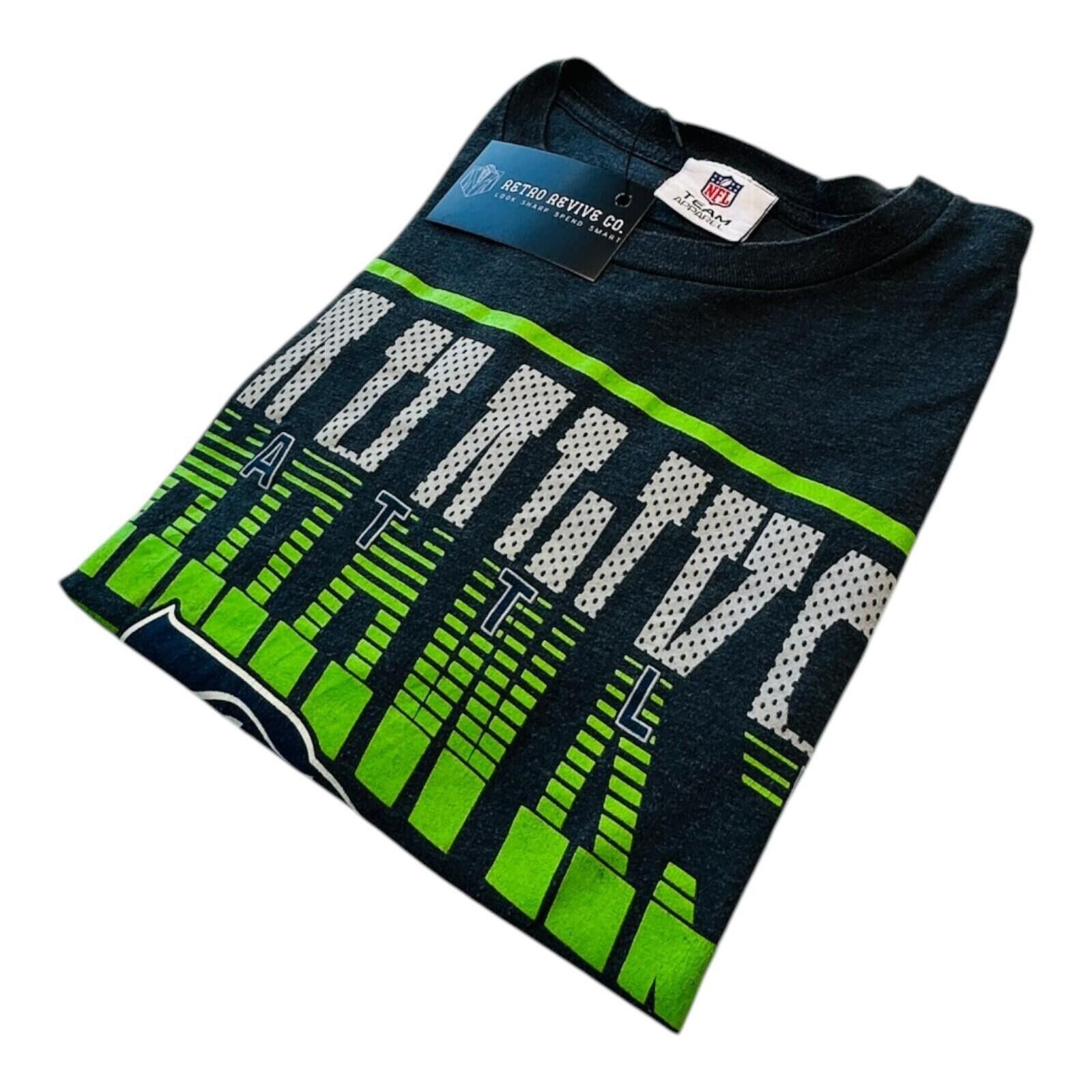 NHL NFL Seahawks T-Shirt Men's UK Size L Grey Graphic Print Size US L / EU 52-54 / 3 - 2 Thumbnail