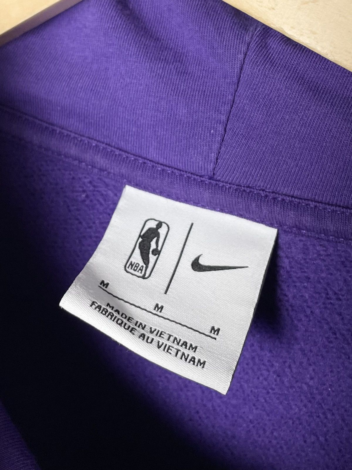 Nike Nike x Nba Los Angeles Lakers Cenre Logo Purple Hoodie Size US M / EU 48-50 / 2 - 5 Thumbnail