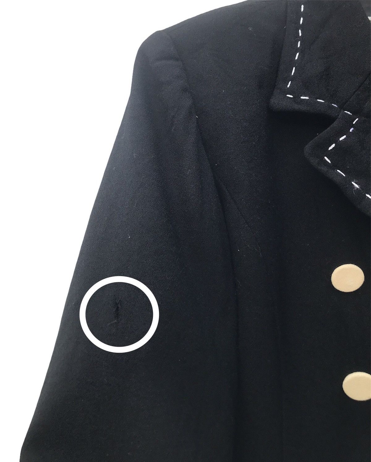 Michiko Koshino × Michiko Koshino London Michiko Koshino Double Breasted Wool Coat Size 11AR Size XS / US 0-2 / IT 36-38 - 9 Thumbnail
