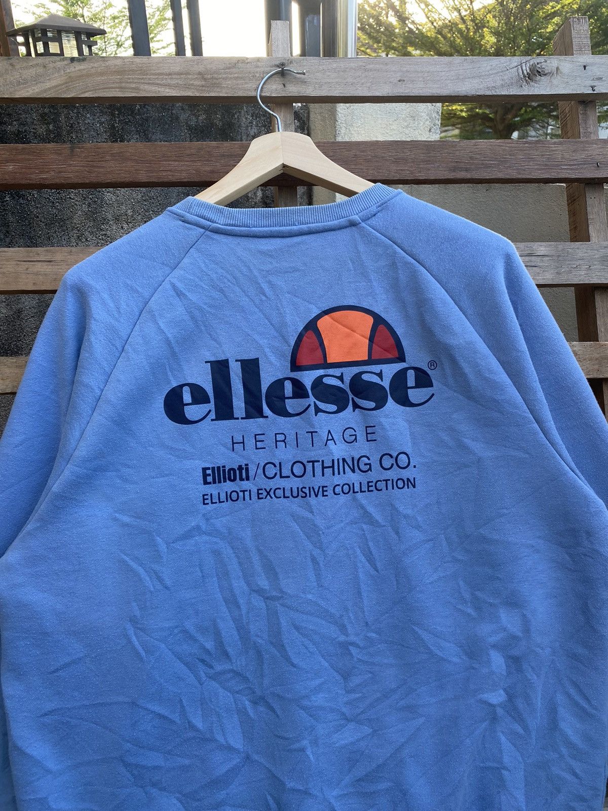 Vintage Vintage Ellesse Sweatshirt Big Logo Size US XXL / EU 58 / 5 - 1 Thumbnail