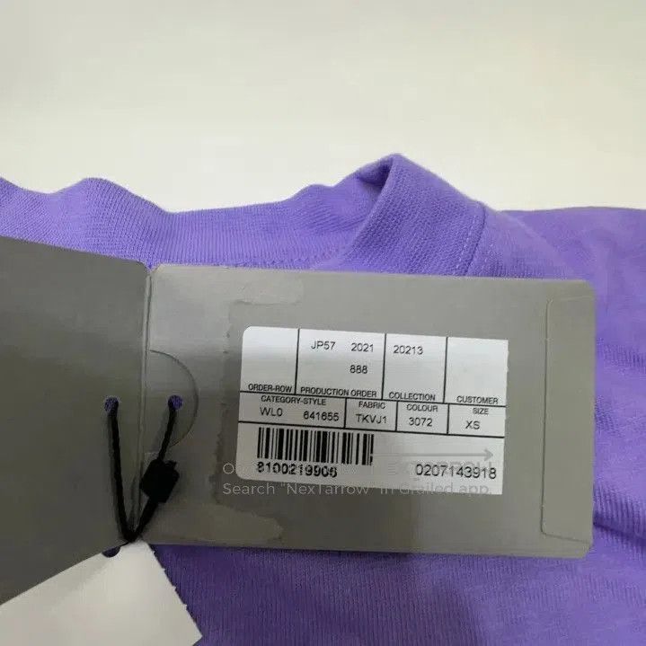 Balenciaga Balenciaga Purple Logo Print Short Sleeve T-Shirt. Size US XS / EU 42 / 0 - 5 Thumbnail