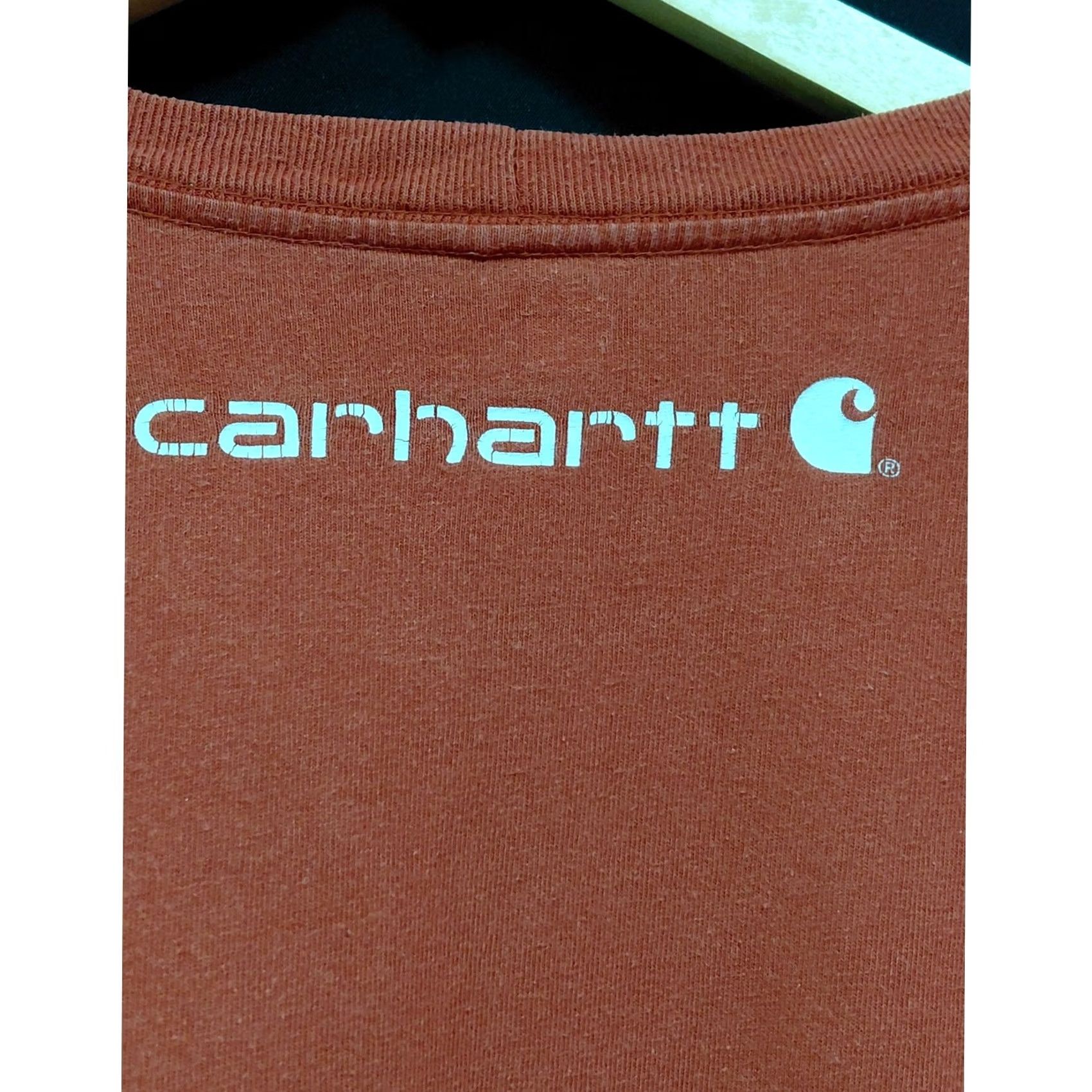 Carhartt Carhartt Long Sleeve T-Shirt Rust Solid Knit Men Size XL Size US XL / EU 56 / 4 - 4 Thumbnail