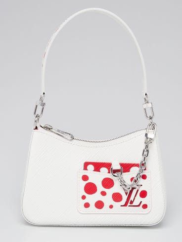 Louis Vuitton X YK White/Red Epi Painted Dots Leather Marellini Bag Size ONE SIZE - 1 Thumbnail