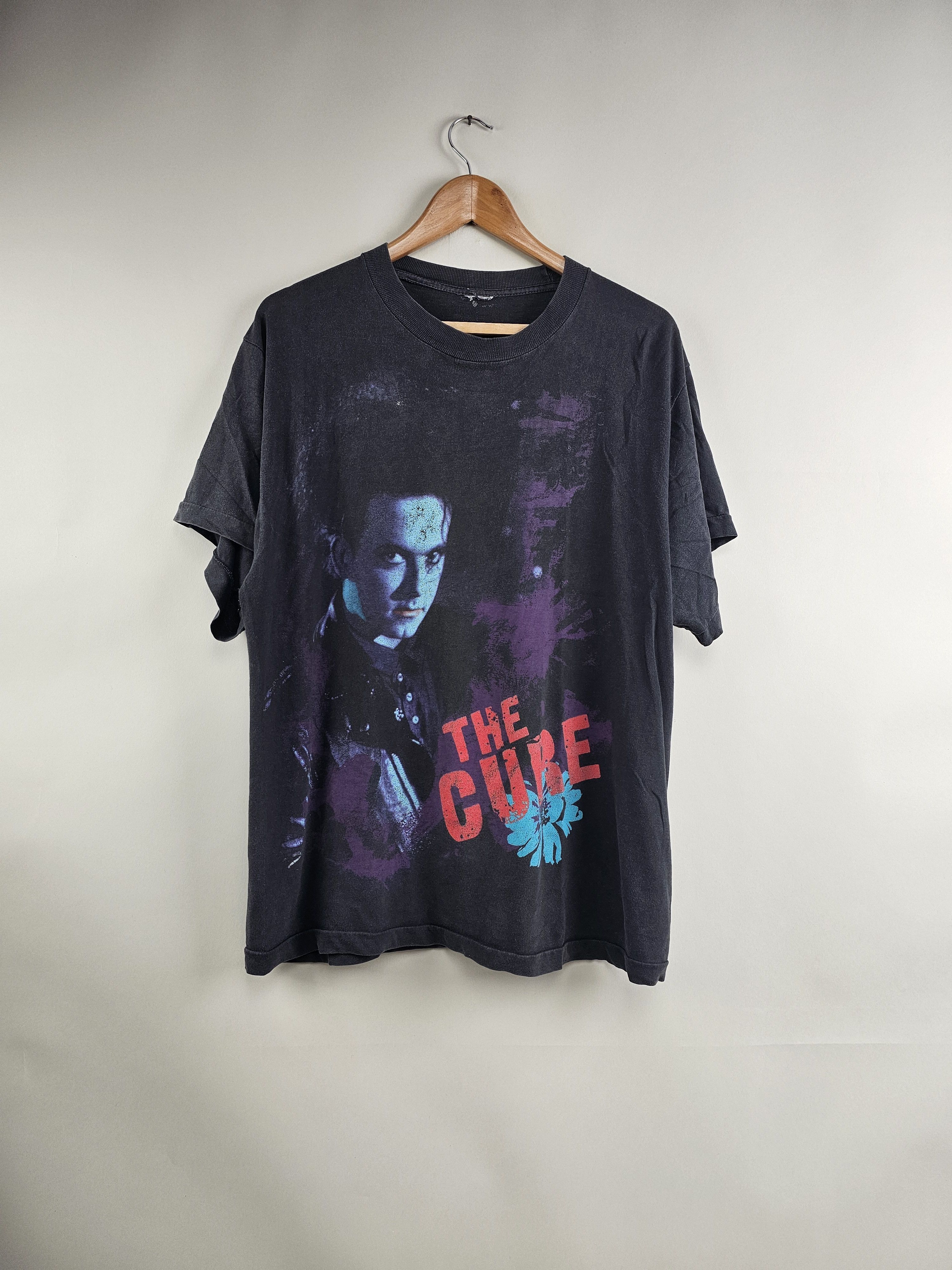 Band Tees × The Cure × Vintage 90s The Cure Robert Smith Disintegration L 21.5" 28" Size US L / EU 52-54 / 3 - 8 Thumbnail