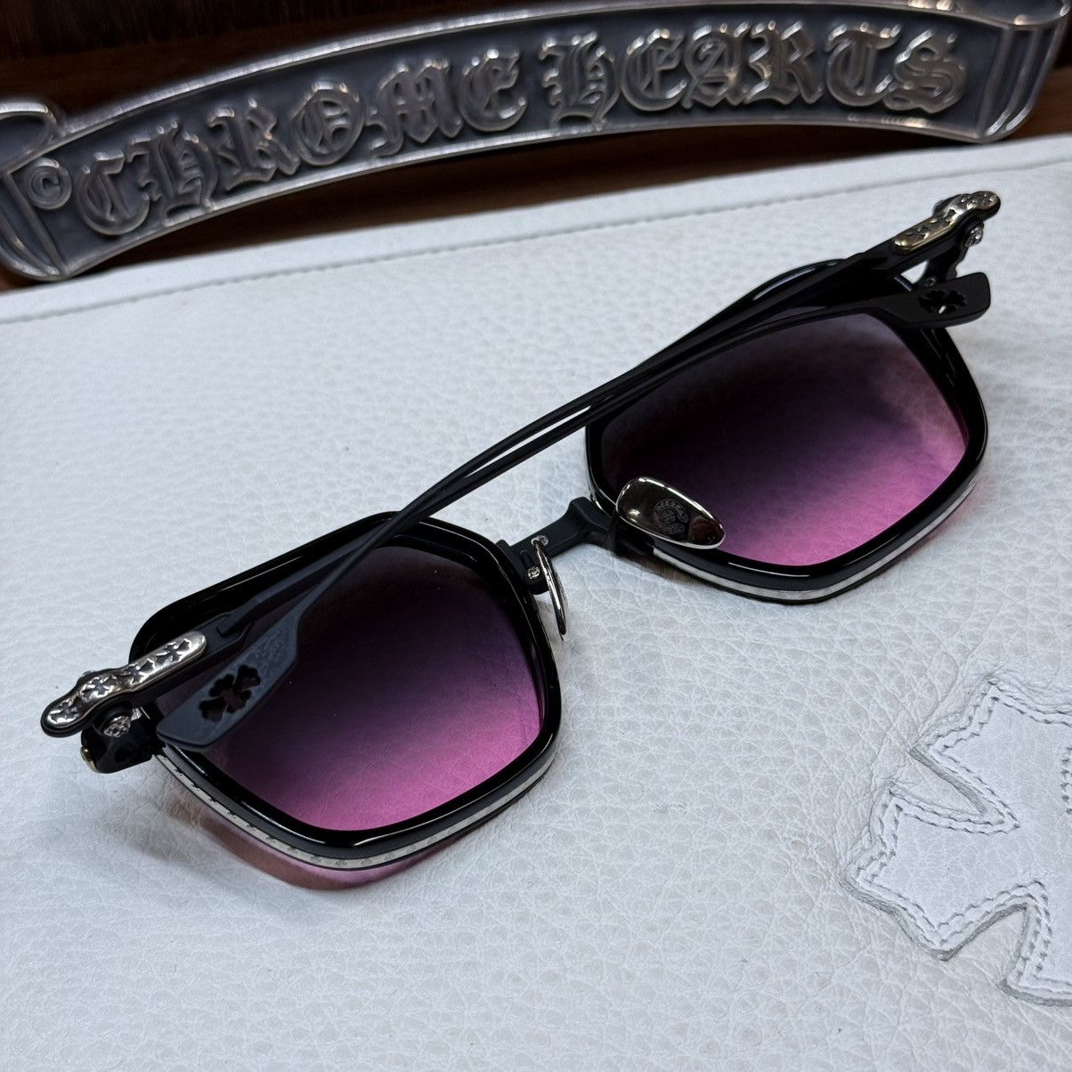 Chrome Hearts Chrome Hearts DANGER Zone 1/1 ‘Eroticism’ Sunglasses Size ONE SIZE - 2 Thumbnail