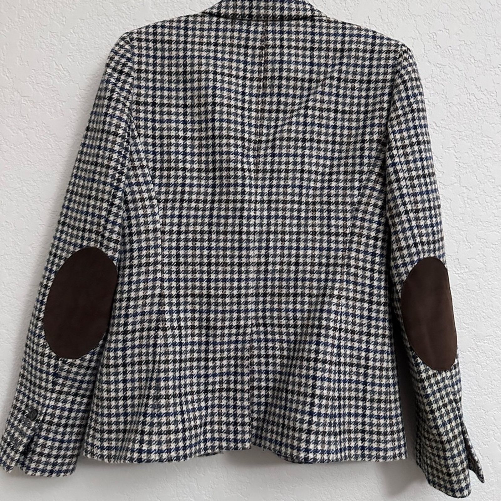 J.Crew J Crew Campbell Moon Houndstooth Wool Blazer Womens Sz 4 Size S / US 4 / IT 40 - 6 Thumbnail