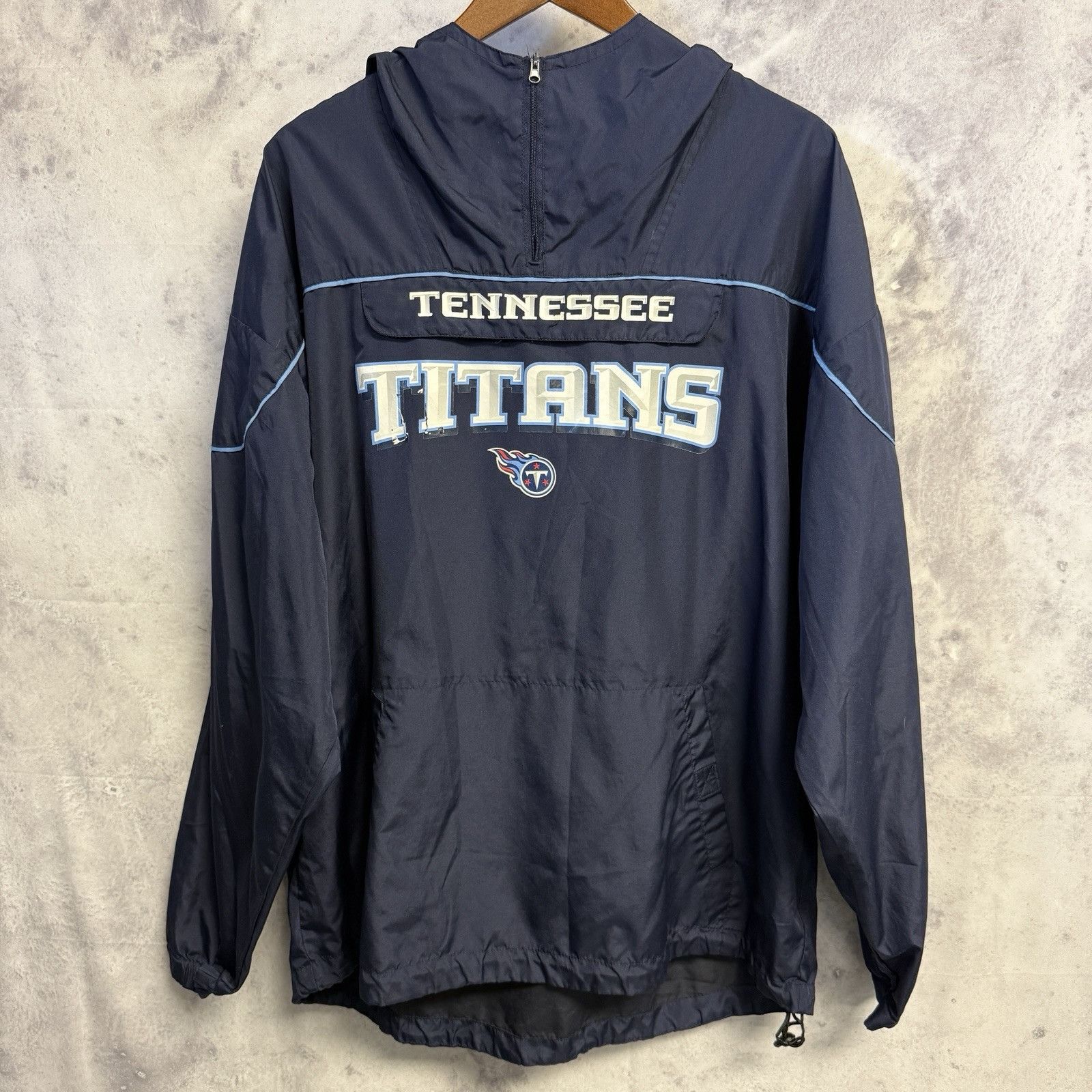 NFL × Reebok × Vintage Tennessee Titans Windbreaker Jacket Mens Large Reebok NFL Na Size US L / EU 52-54 / 3 - 1 Thumbnail