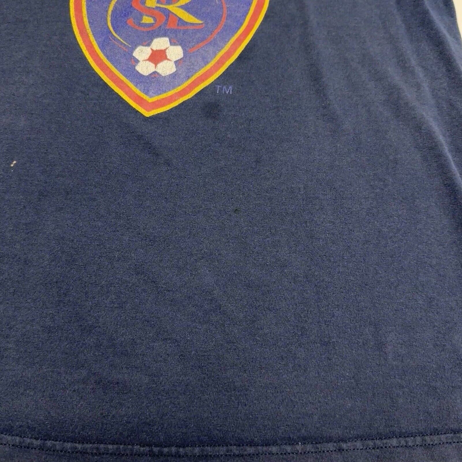 Vintage Vintage Real Salt Lake Soccer T Shirt Mens L Y2K 2006 Blue Size US L / EU 52-54 / 3 - 6 Thumbnail