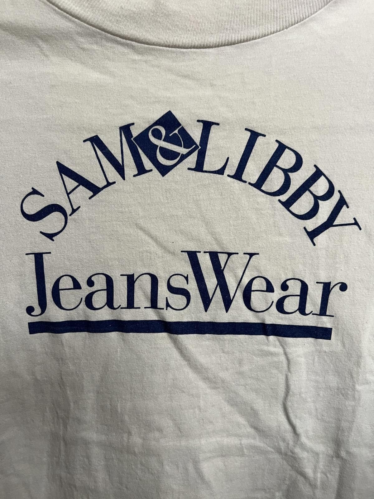 Designer VTG Sam & Libby JeansWear T-shirt - Single Stitch Size US M / EU 48-50 / 2 - 2 Thumbnail