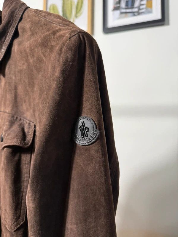 Moncler Moncler Leather Jacket Size US L / EU 52-54 / 3 - 3 Thumbnail