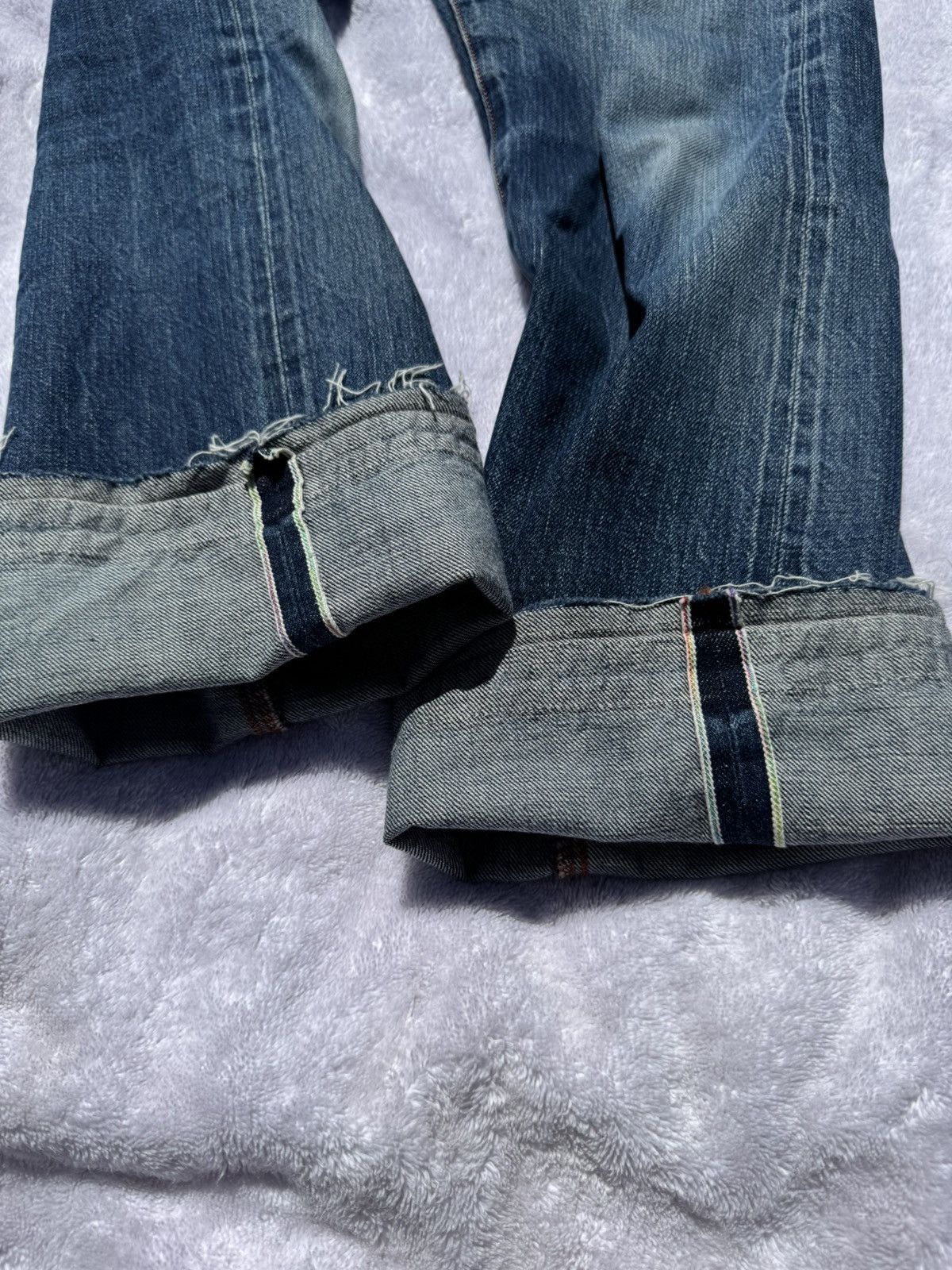 Nonnative Nonnative Rainbow Selvedge Distressed Denim Size US 31 - 7 Thumbnail