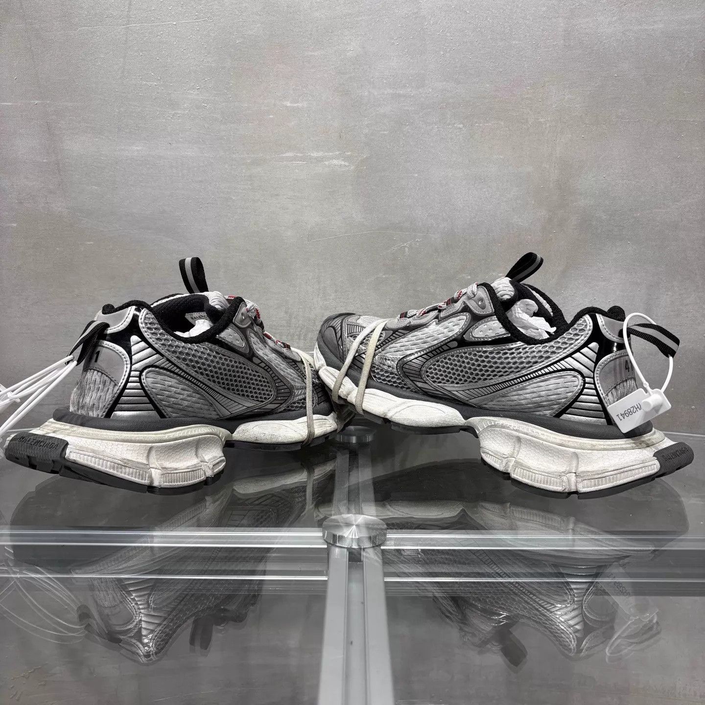 Balenciaga Balenciaga 3XL Gray Dad Shoes 41 Size US 8 / EU 41 - 5 Thumbnail