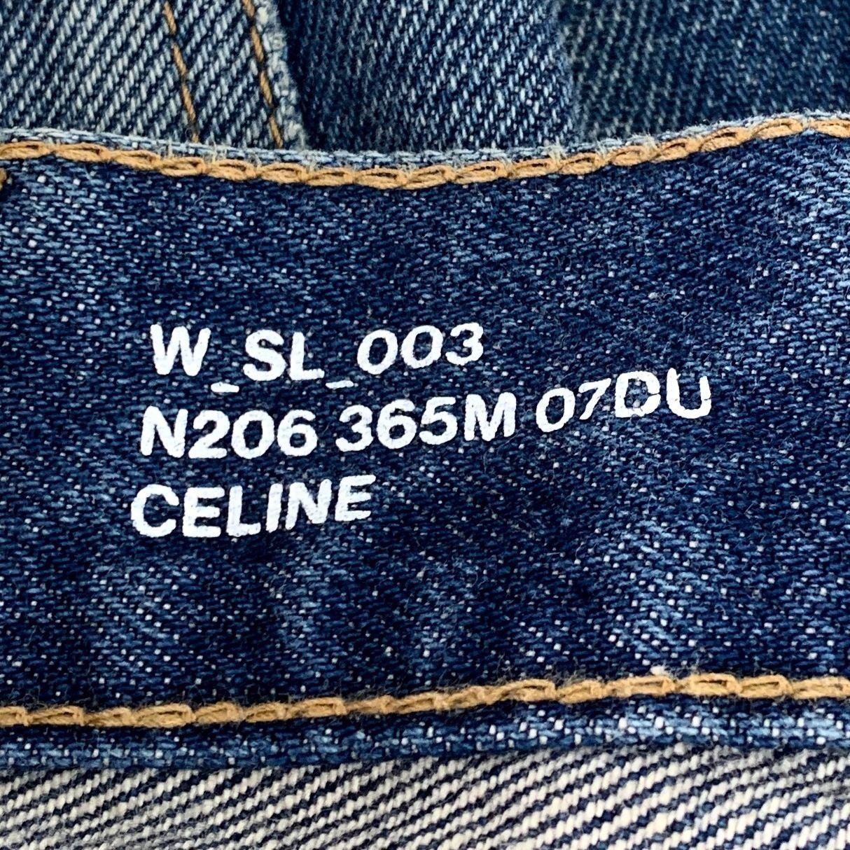 Celine Celine Blue Cotton Casual Denim Pants Size 25 Made In Japan Size 25" / US 0 / IT 36 - 2 Thumbnail