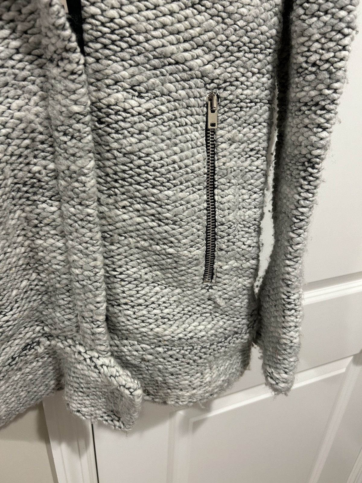 Iro IRO Womens Wool Long Sleeve Zipped Jacket Gray Size 38 Size S / US 4 / IT 40 - 5 Thumbnail
