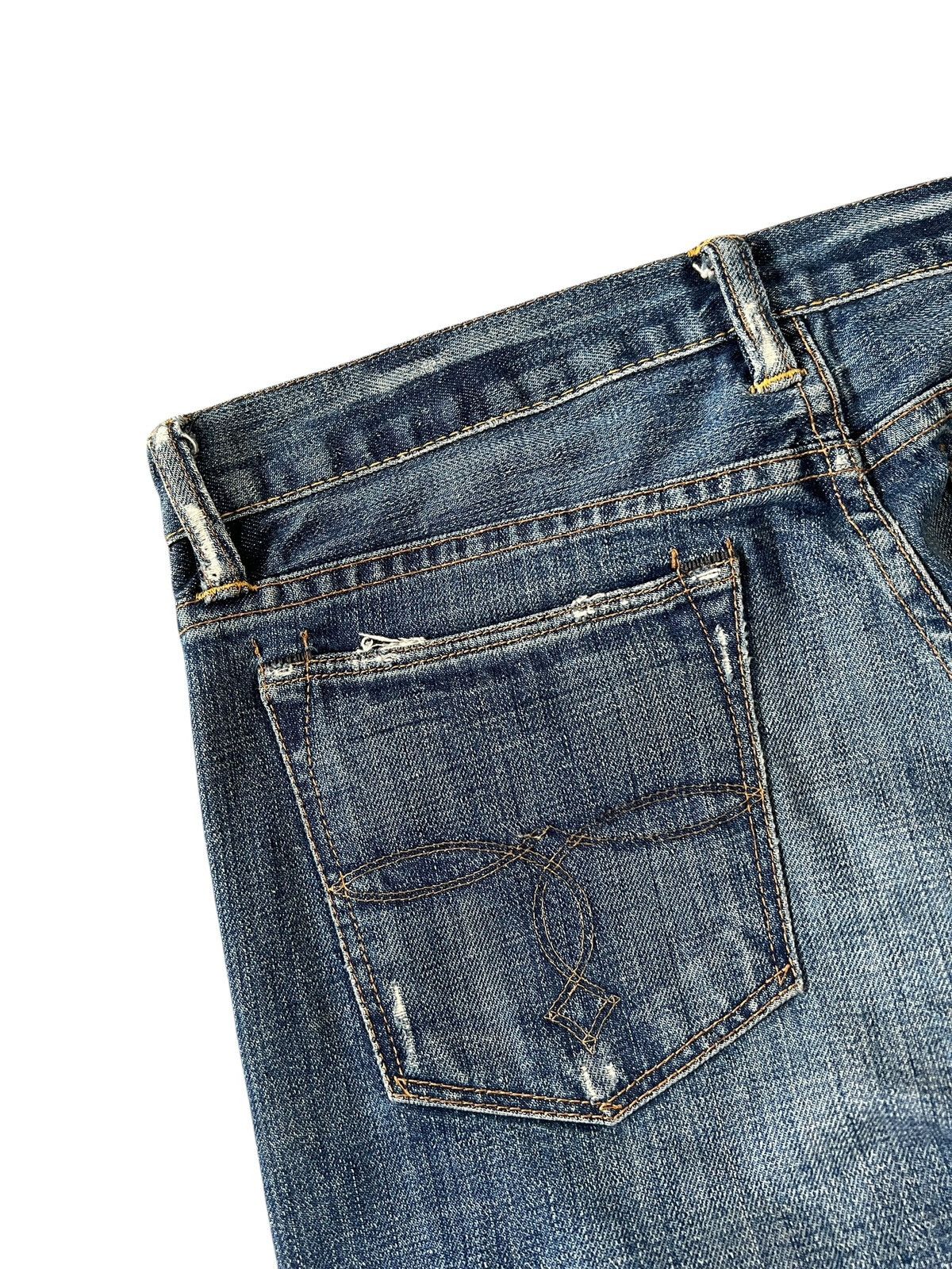 RRL Ralph Lauren Vintage RRL Slim Fit Light Bootcut Jeans Size 32" / US 10 / IT 46 - 10 Thumbnail