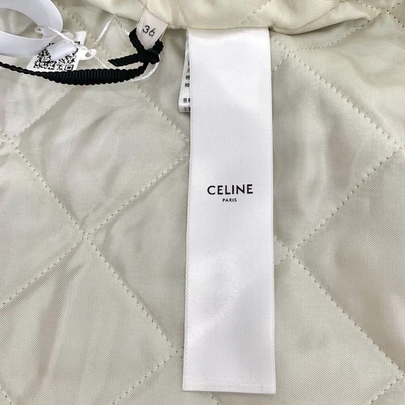 Celine Celine Black Embroidered Wool Baseball Jacket Size US XS / EU 42 / 0 - 7 Thumbnail