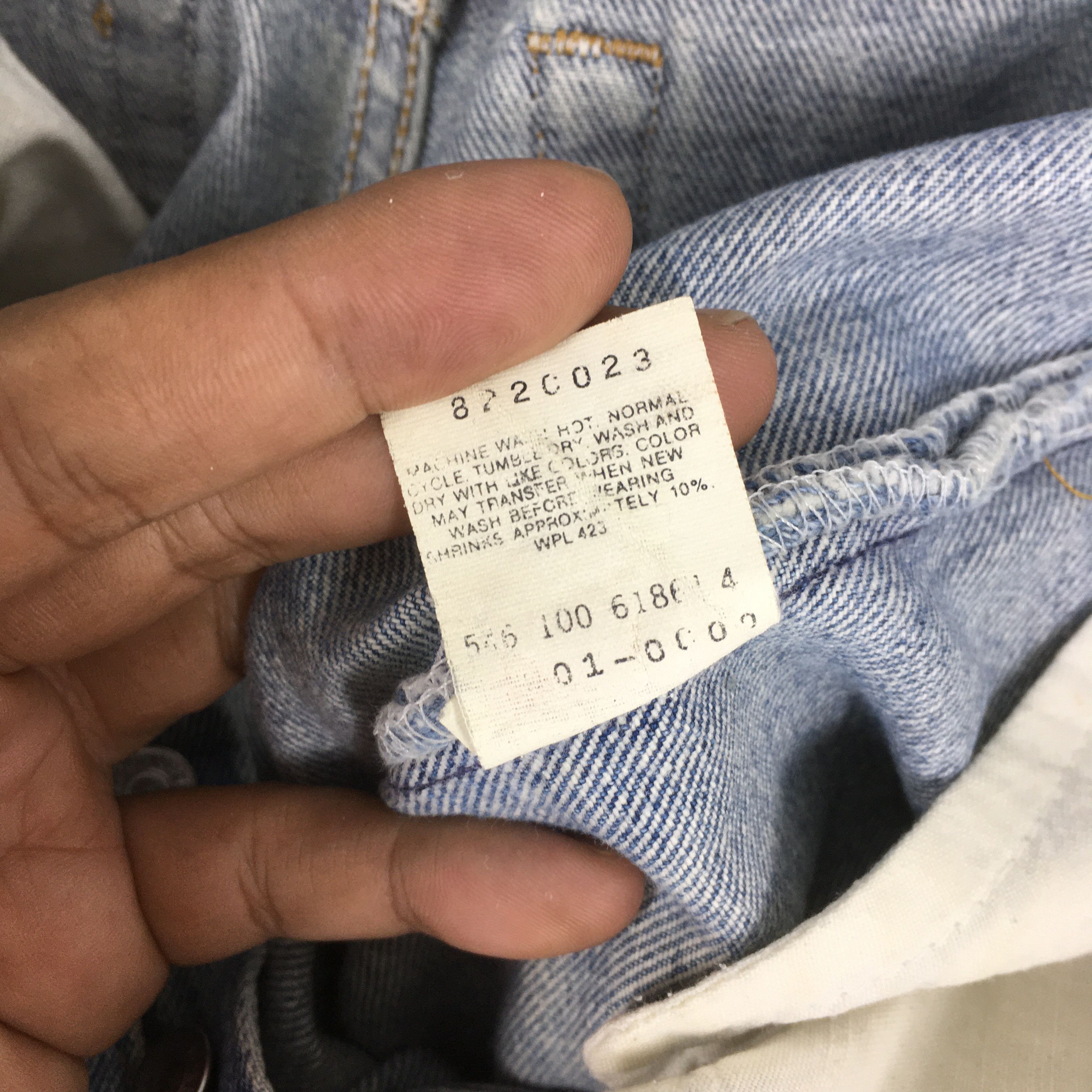 Levi's Size 31x31 Vintage 90s Levi's 501 Faded Blue Jeans S401 Size US 31 - 13 Thumbnail
