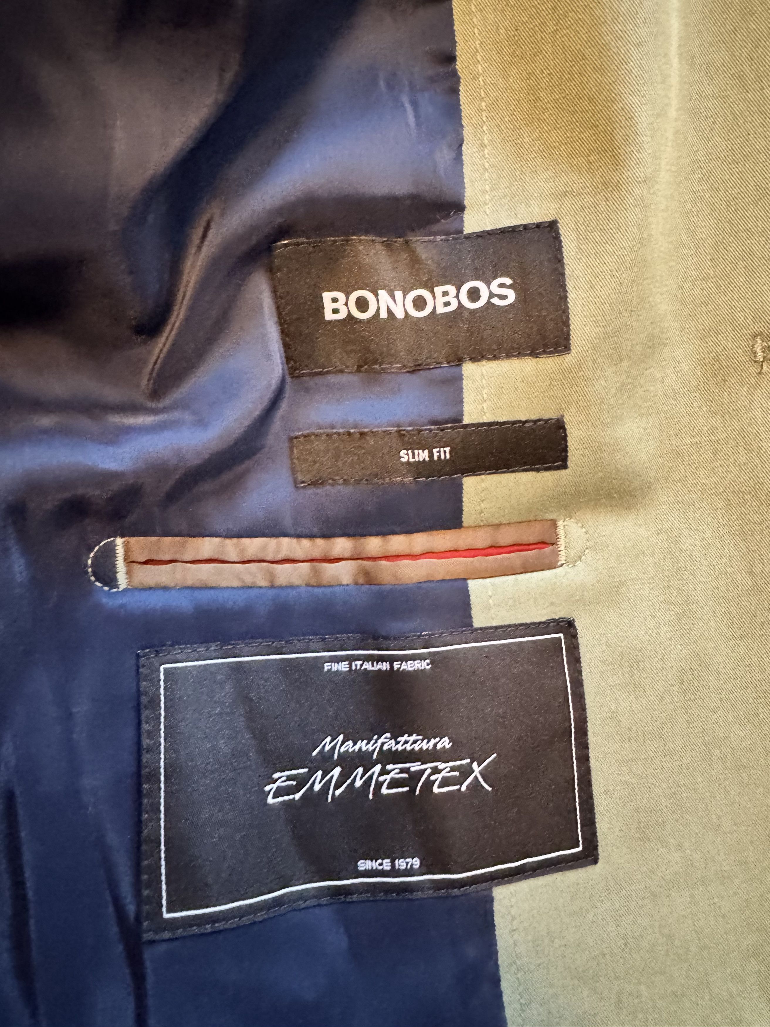 Bonobos Bonobos • Italian Cotton Suit Green • 40R / 34 Size 40R - 5 Thumbnail