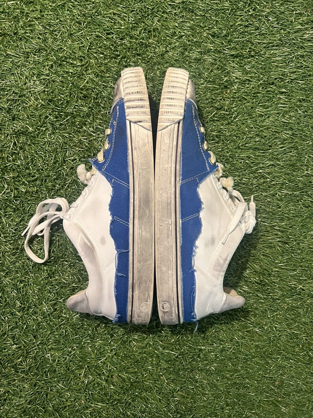 Maison Margiela Maison Margiela New Evolution Blue Shoes Low Top Sneakers Size US 13 / EU 46 - 3 Thumbnail