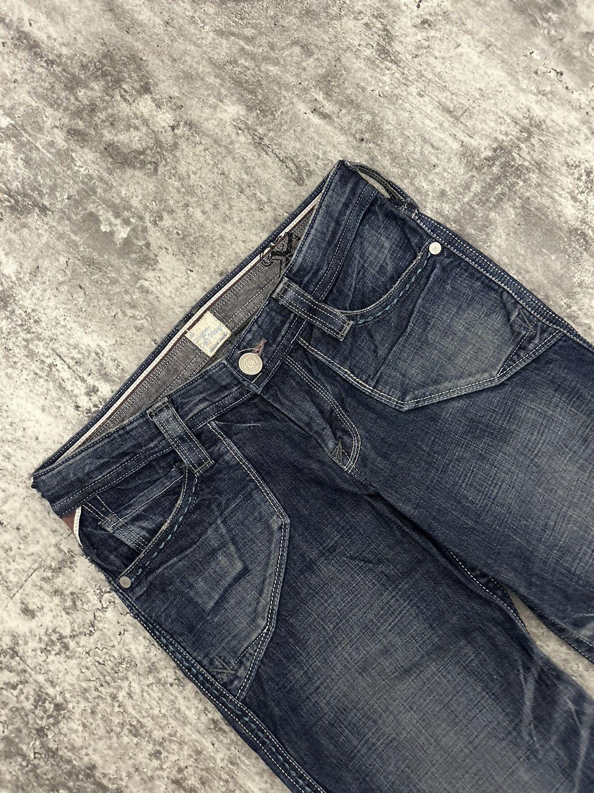 Tornado Mart Vintage Japanese Brappers Flare Jeans Size 28" / US 6 / IT 42 - 6 Thumbnail