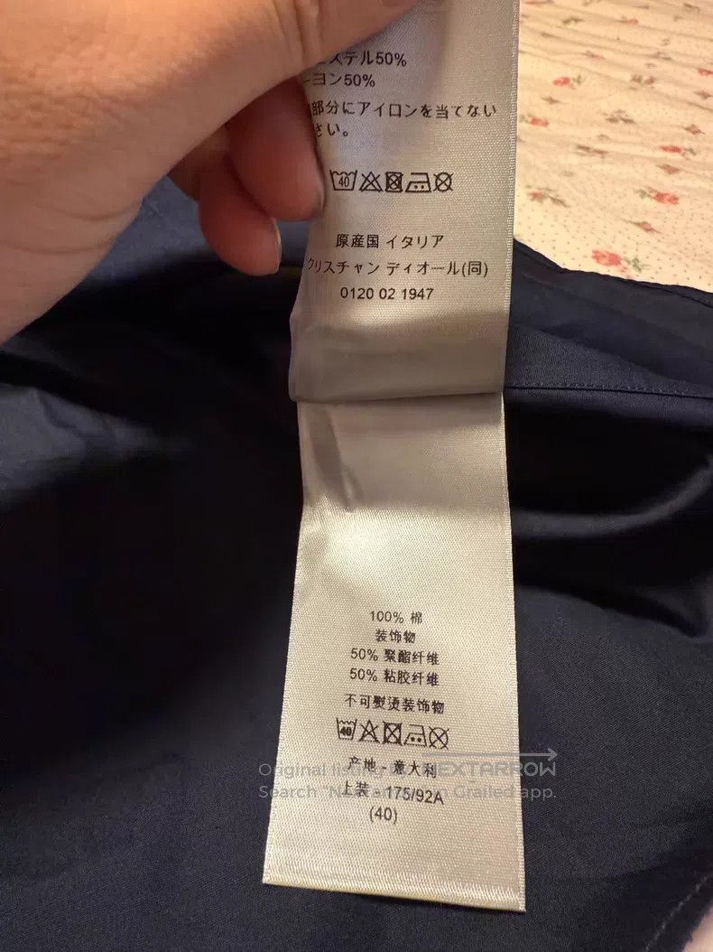 Dior Dior Blue long-sleeved shirt Size US XXS / EU 40 - 5 Thumbnail